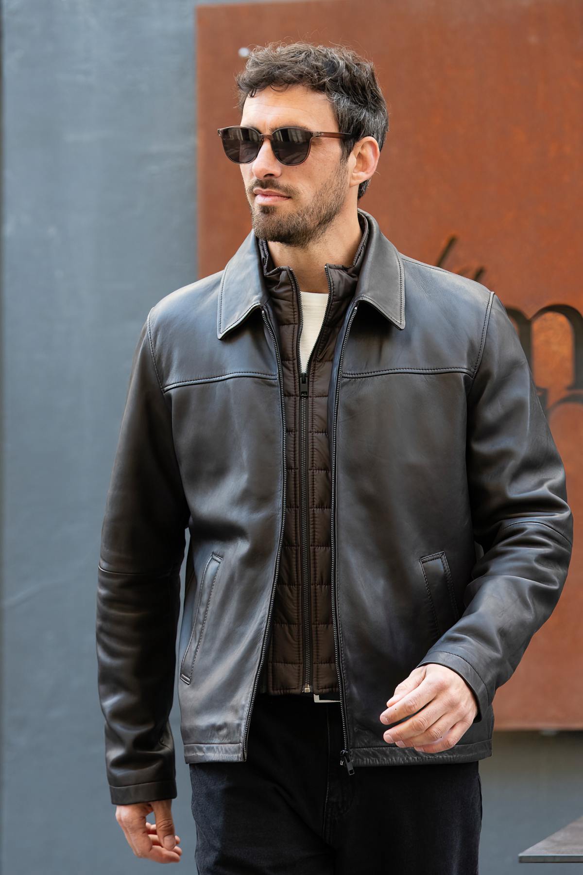 Herren Jacke Cityzen ODENSE BROWN — Ansicht 1