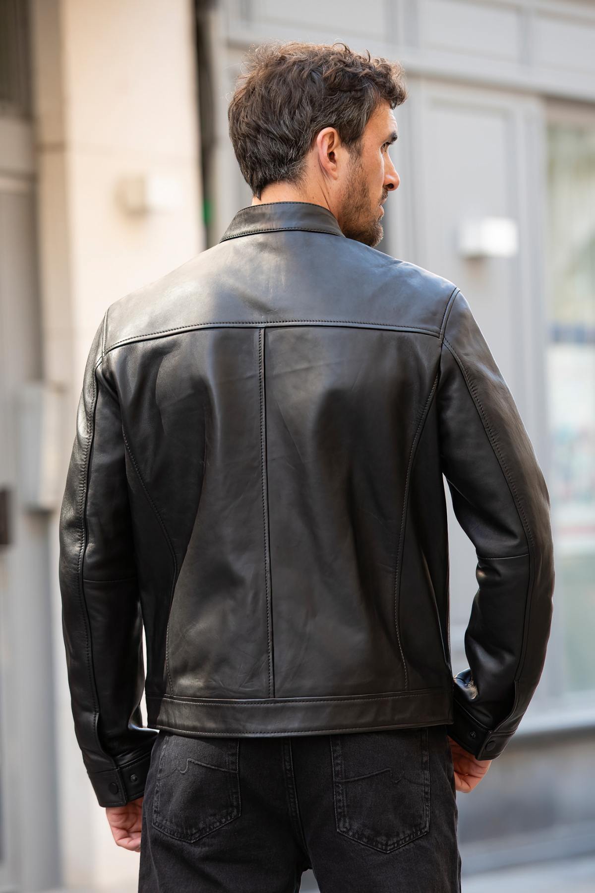 Giacche Uomo Cityzen STUTTGART BLACK — vista 4