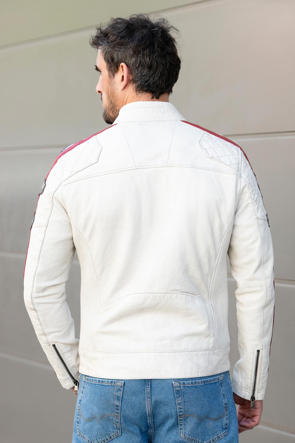 Herren Jacke Redskins RIPPER CALISTA ICE NAVY RED — Ansicht 3