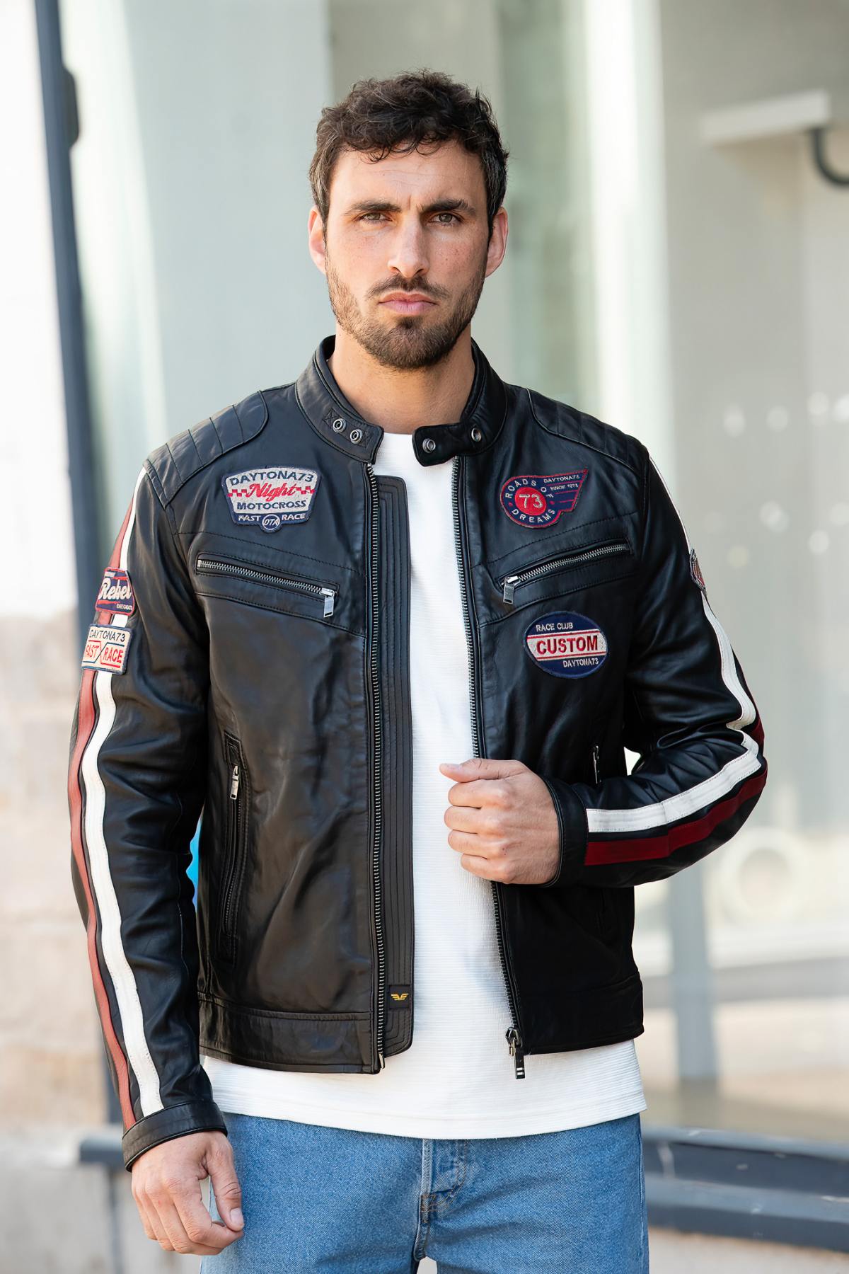 Blouson Homme Daytona CLINCH SHEEP CANYON BLACK — vue 6
