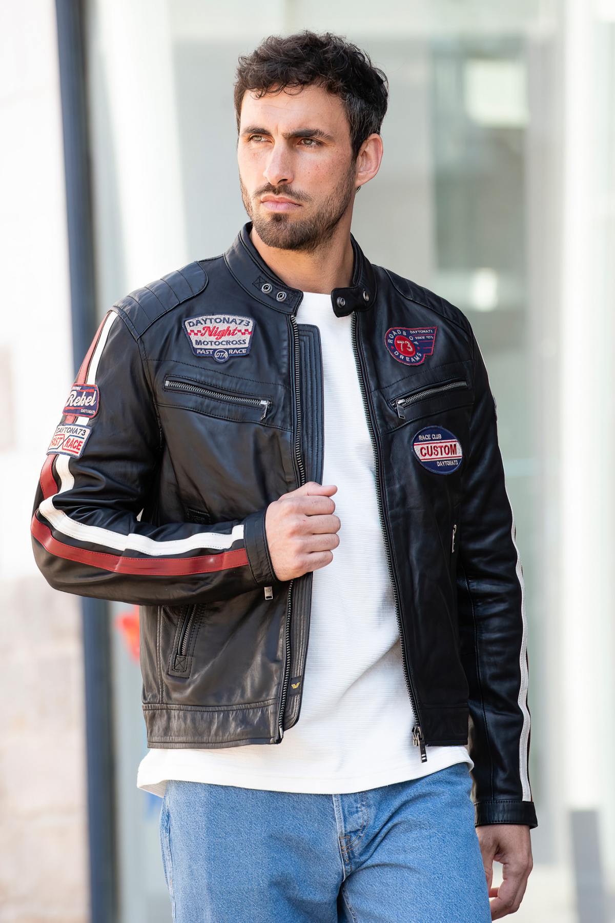 Blouson Homme Daytona CLINCH SHEEP CANYON BLACK — vue 1