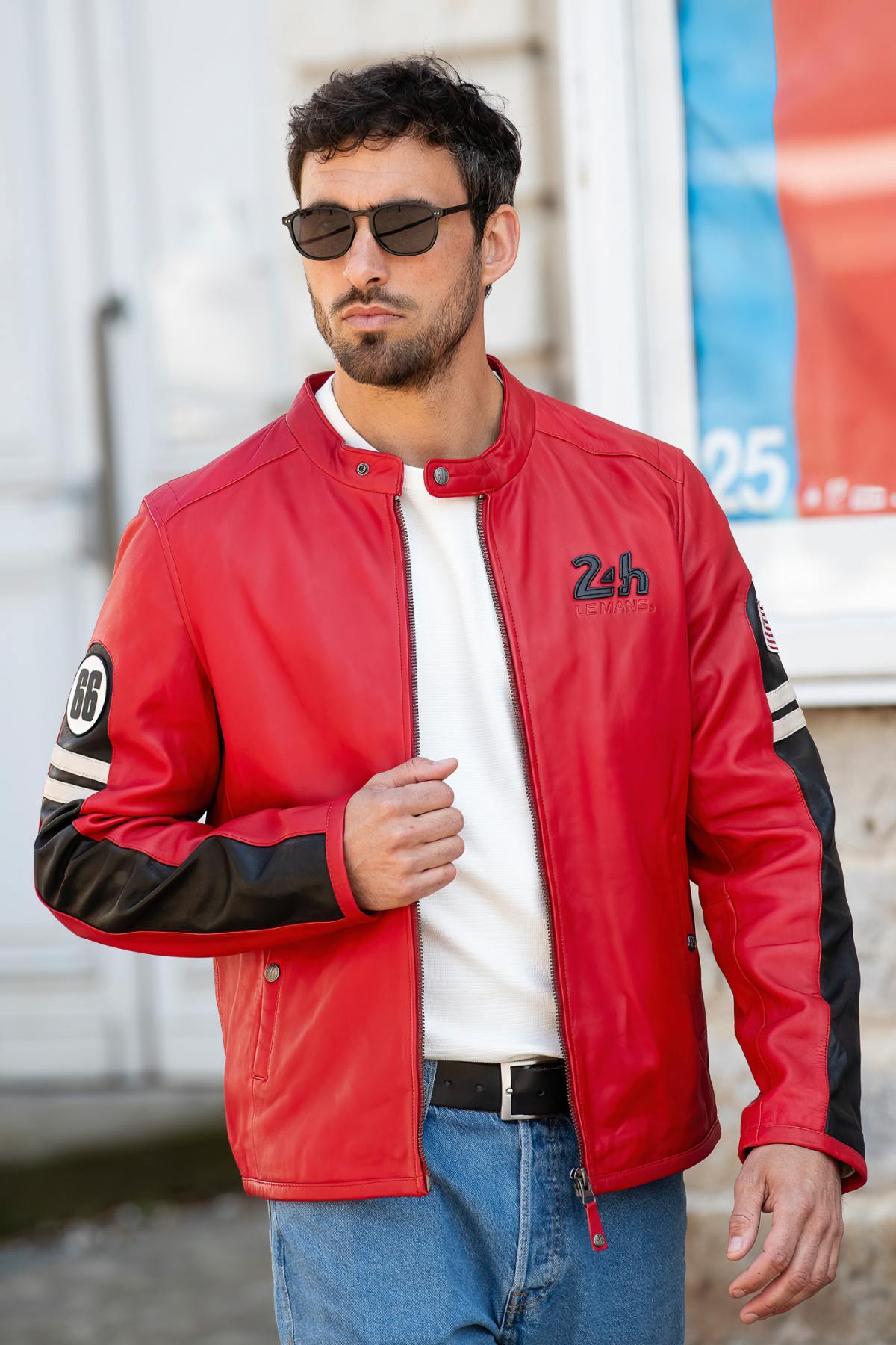 Chaqueta Hombre Steve Mcqueen COLIN RED PEPPER — vista 1