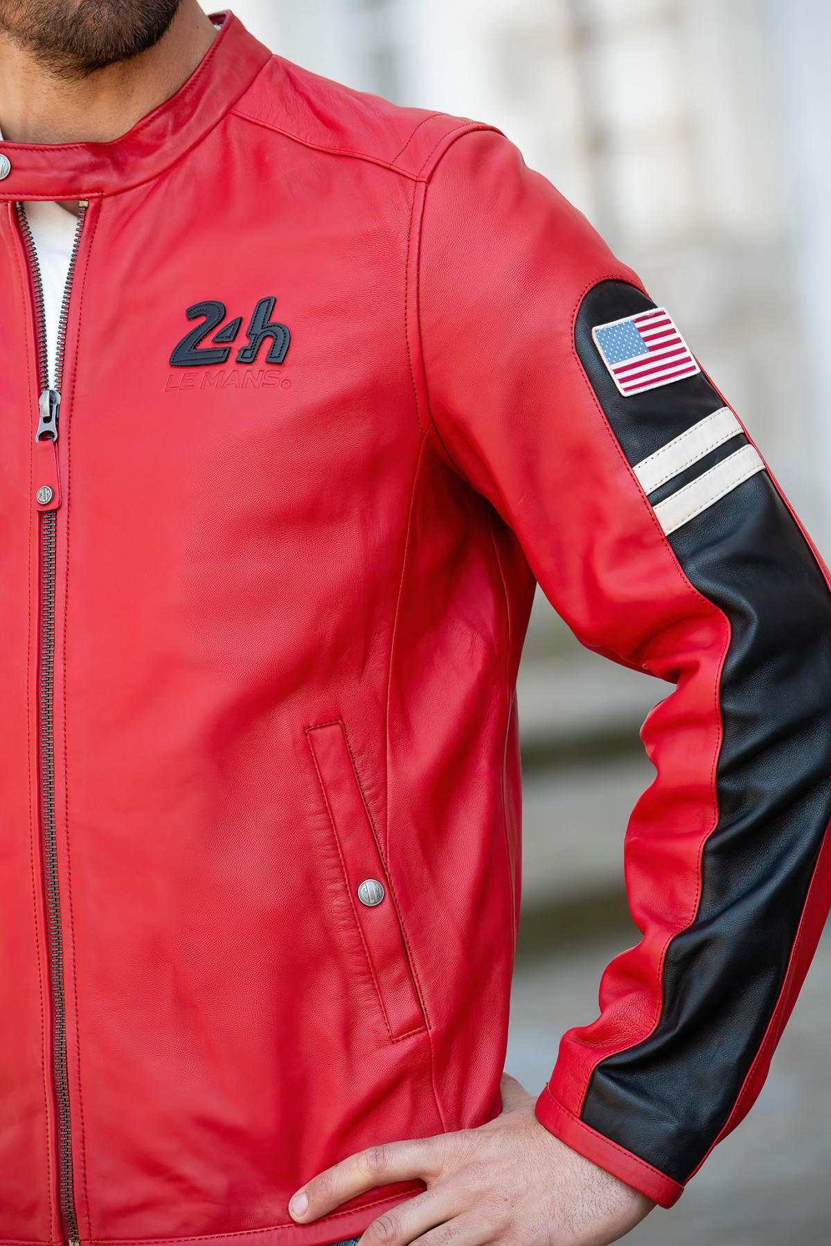 Chaqueta Hombre Steve Mcqueen COLIN RED PEPPER — vista 6