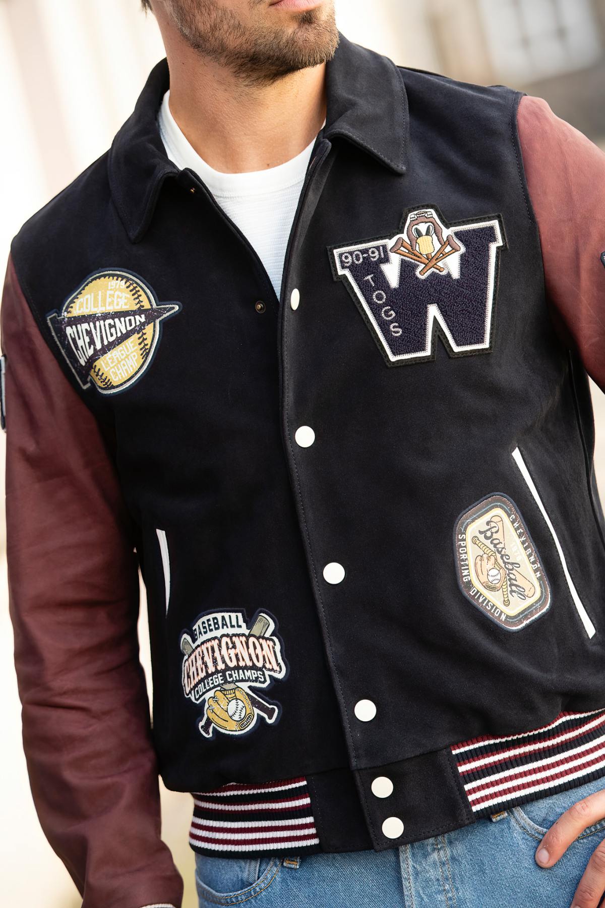 Herren Jacke Chevignon DON MULTICOLORE — Ansicht 2