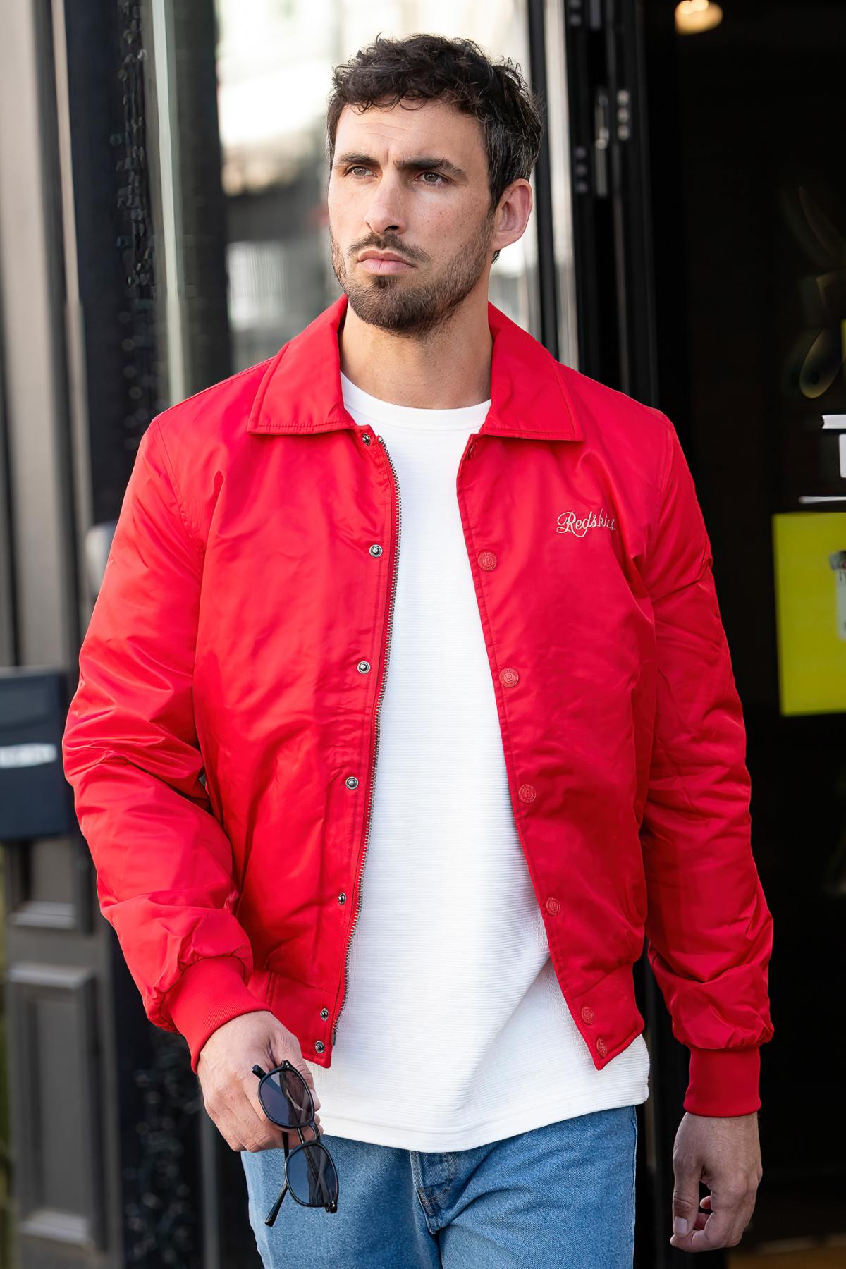 Herren Jacke Redskins DRAGON FIGHTER RED — Ansicht 2