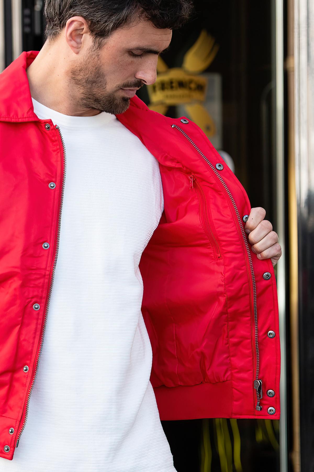 Herren Jacke Redskins DRAGON FIGHTER RED — Ansicht 4