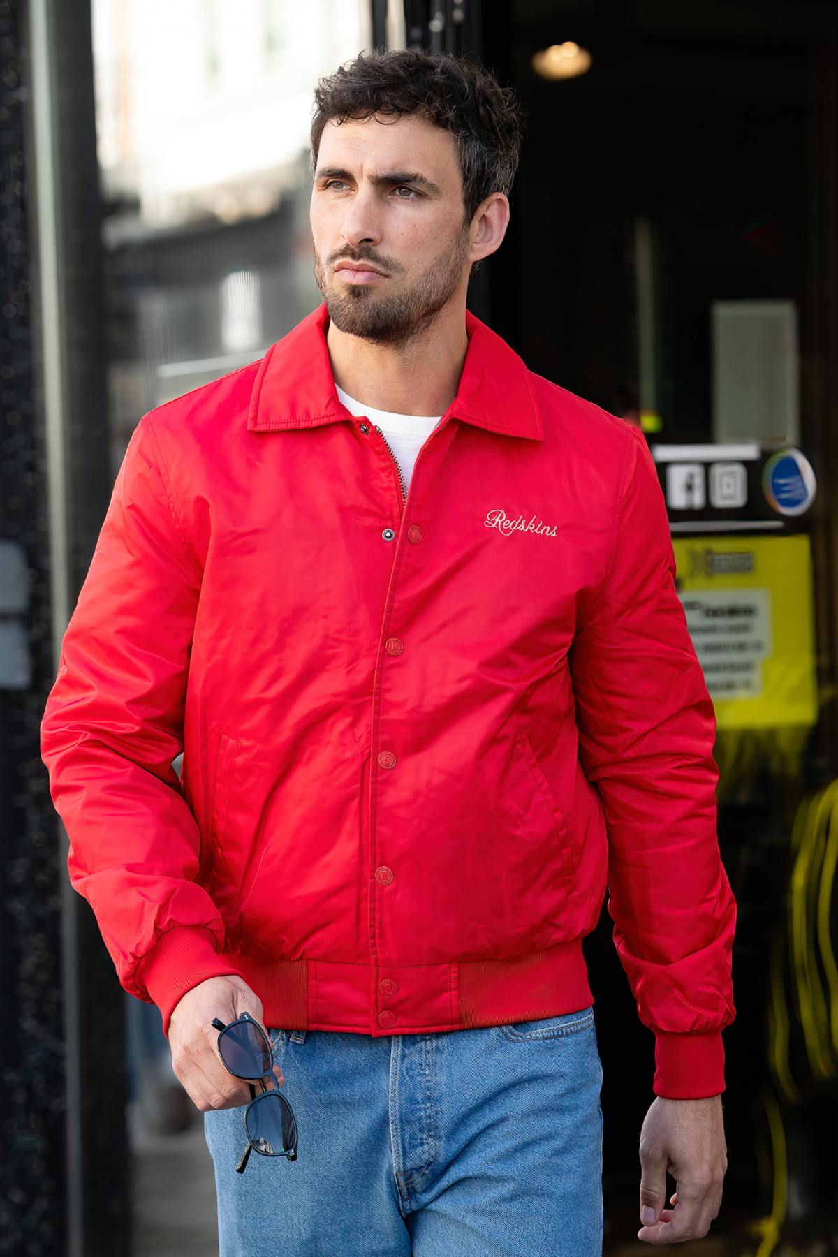 Herren Jacke Redskins DRAGON FIGHTER RED — Ansicht 6