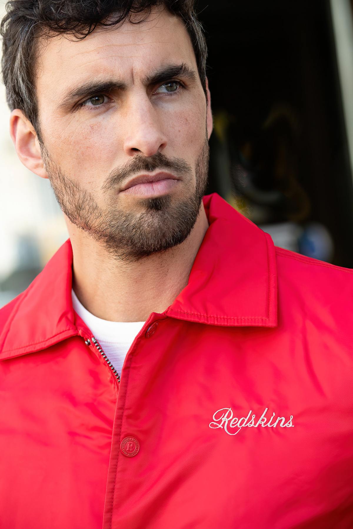 Herren Jacke Redskins DRAGON FIGHTER RED — Ansicht 3