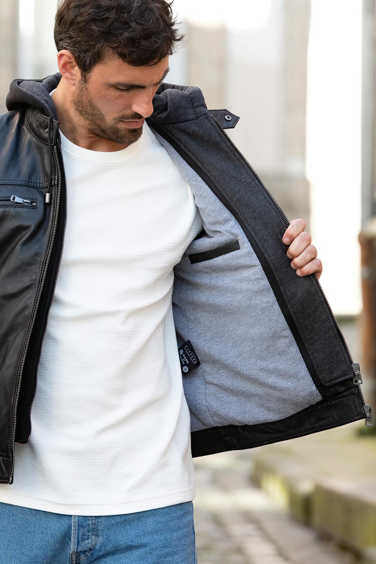 Giacche Uomo Cityzen PHILADELPHIA 3 BLACK — vista 6