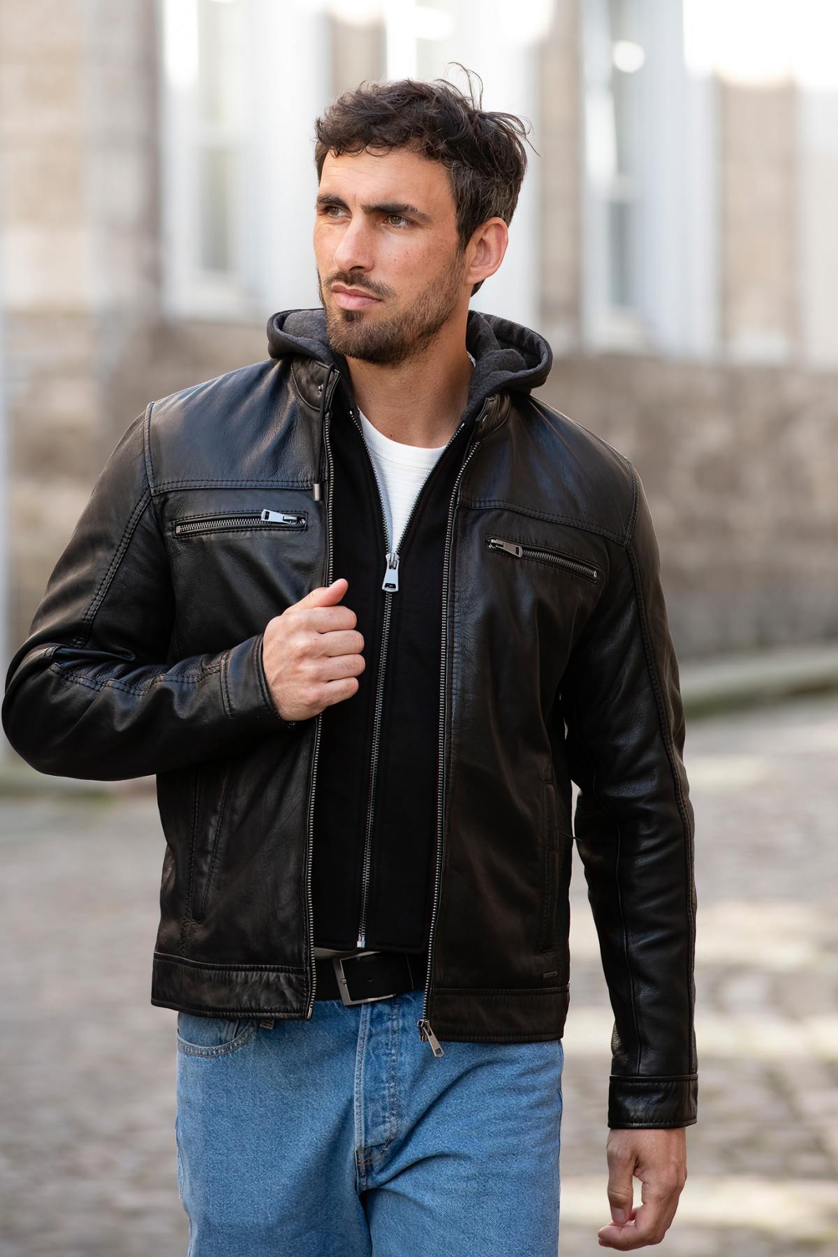 Giacche Uomo Cityzen PHILADELPHIA 3 BLACK — vista 2
