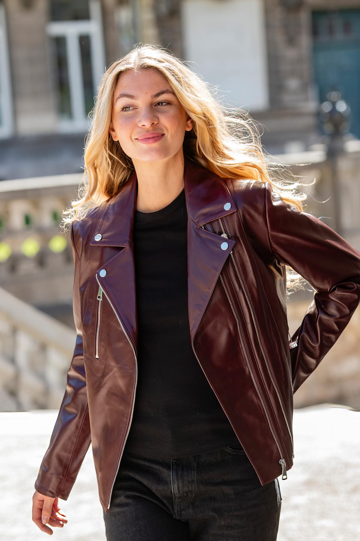 Giacche Donna Cityzen ELSA BORDEAUX — vista 4