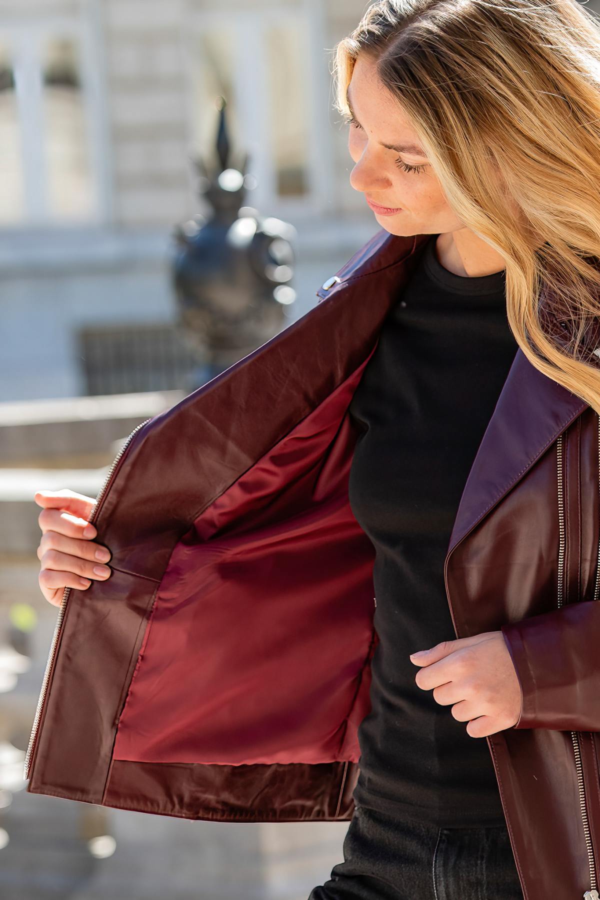 Giacche Donna Cityzen ELSA BORDEAUX — vista 5