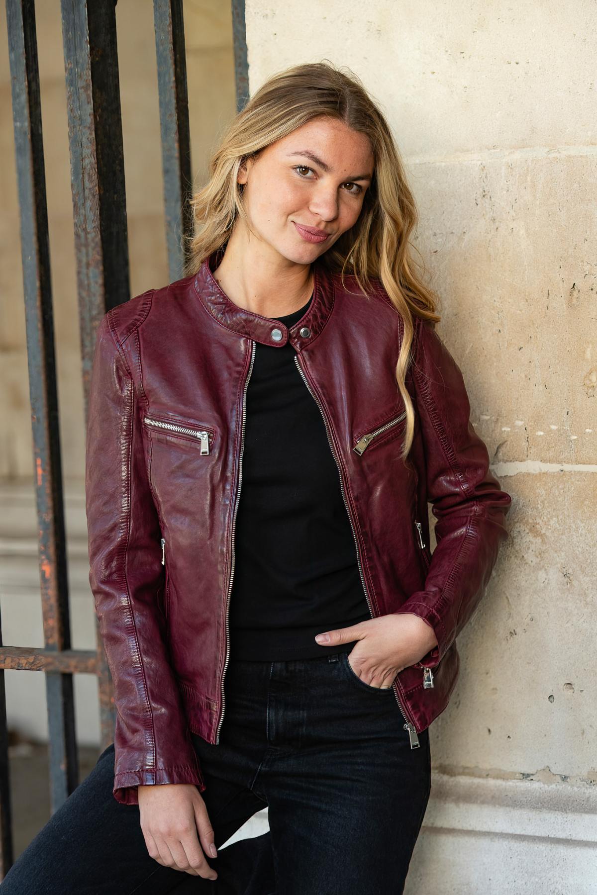 Damen Jacke Cityzen EMILIA DK PINK — Ansicht 3