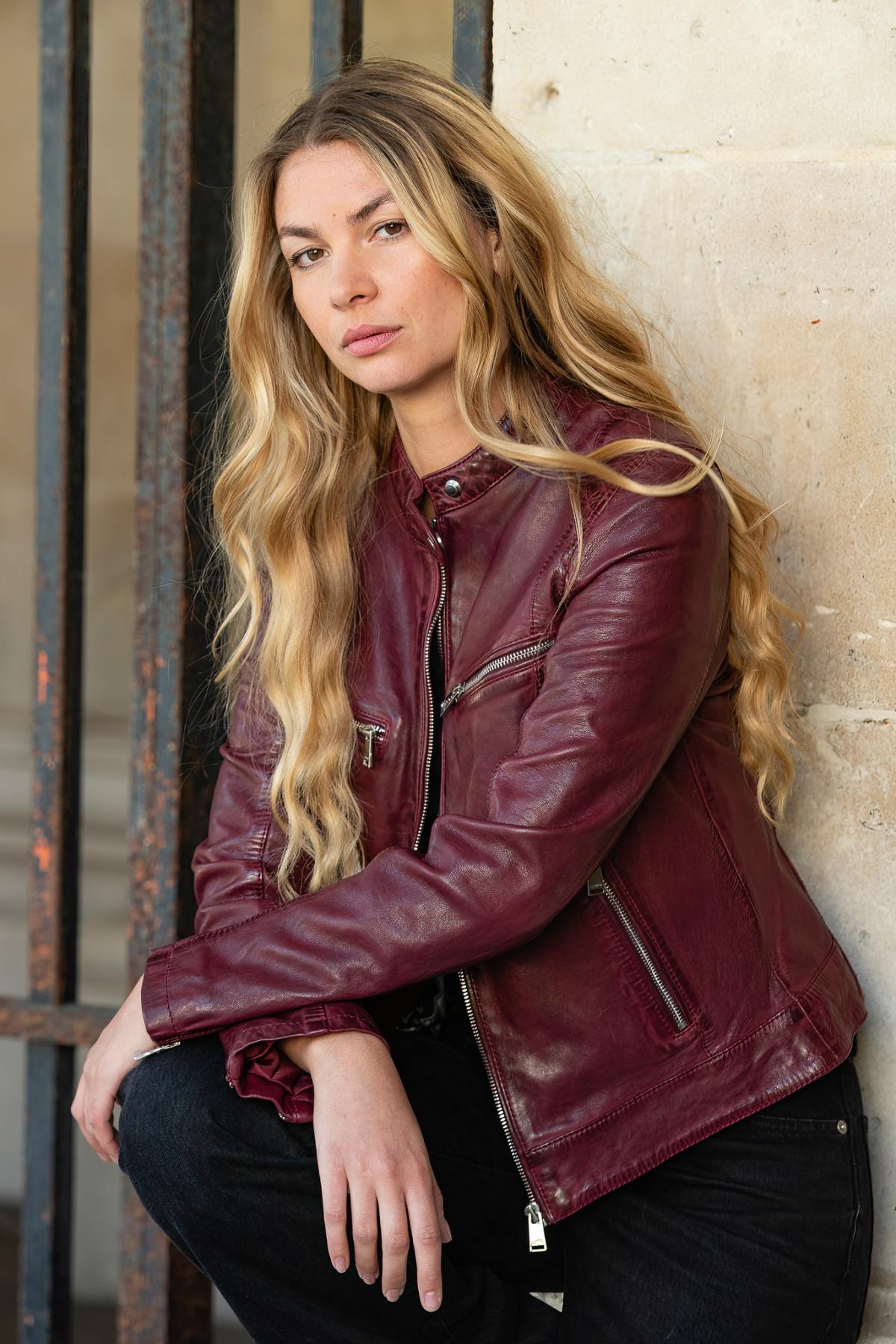 Damen Jacke Cityzen EMILIA DK PINK — Ansicht 2
