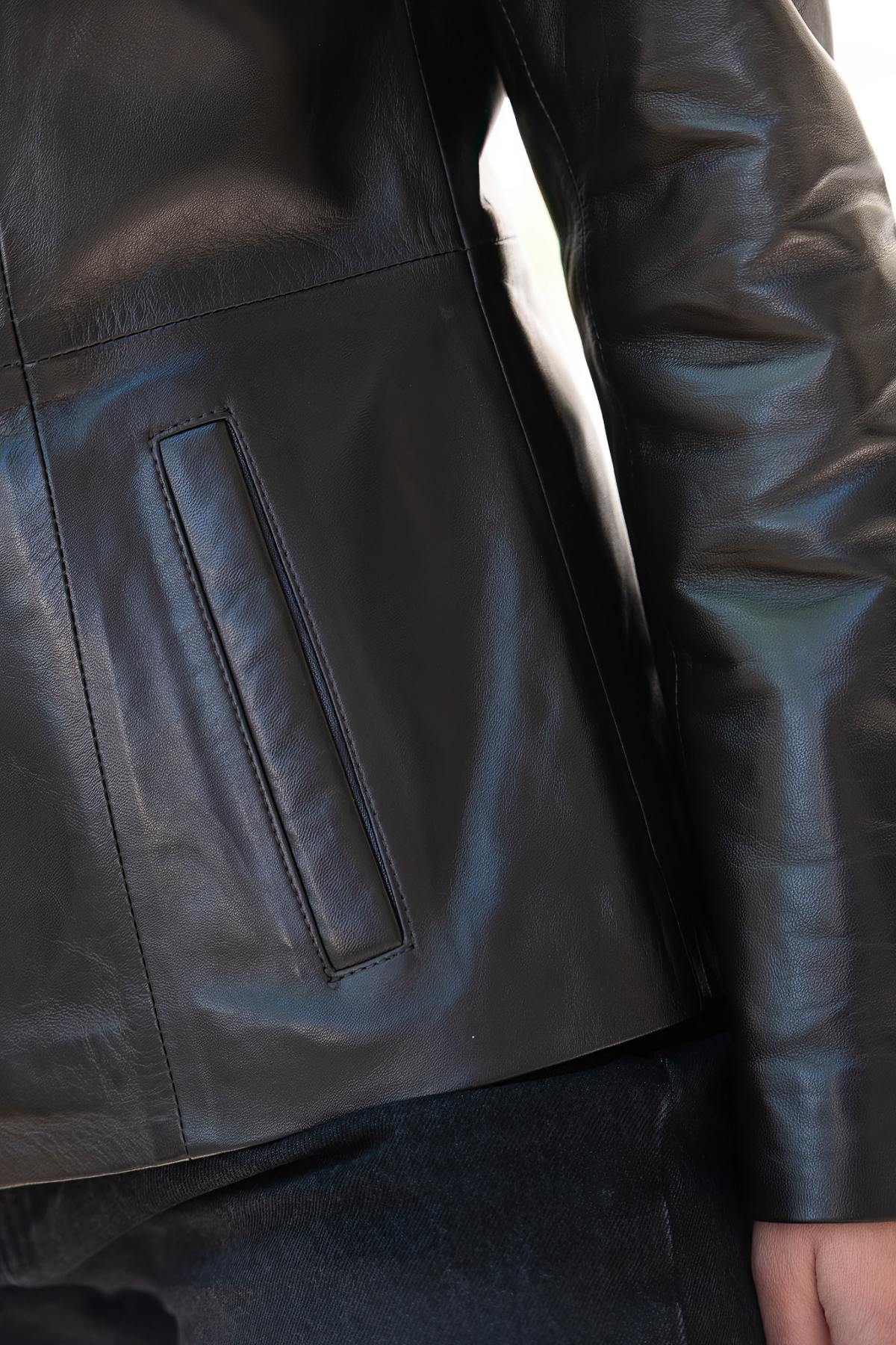 Damen Mantel Cityzen IRINA AGNEAU PERLE MARRON — Ansicht 3