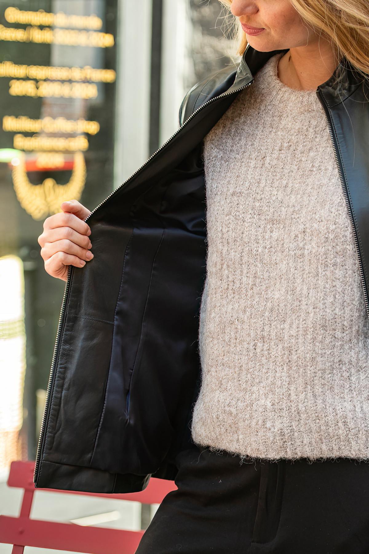 Damen Mantel Cityzen IRINA AGNEAU PERLE MARINE — Ansicht 6