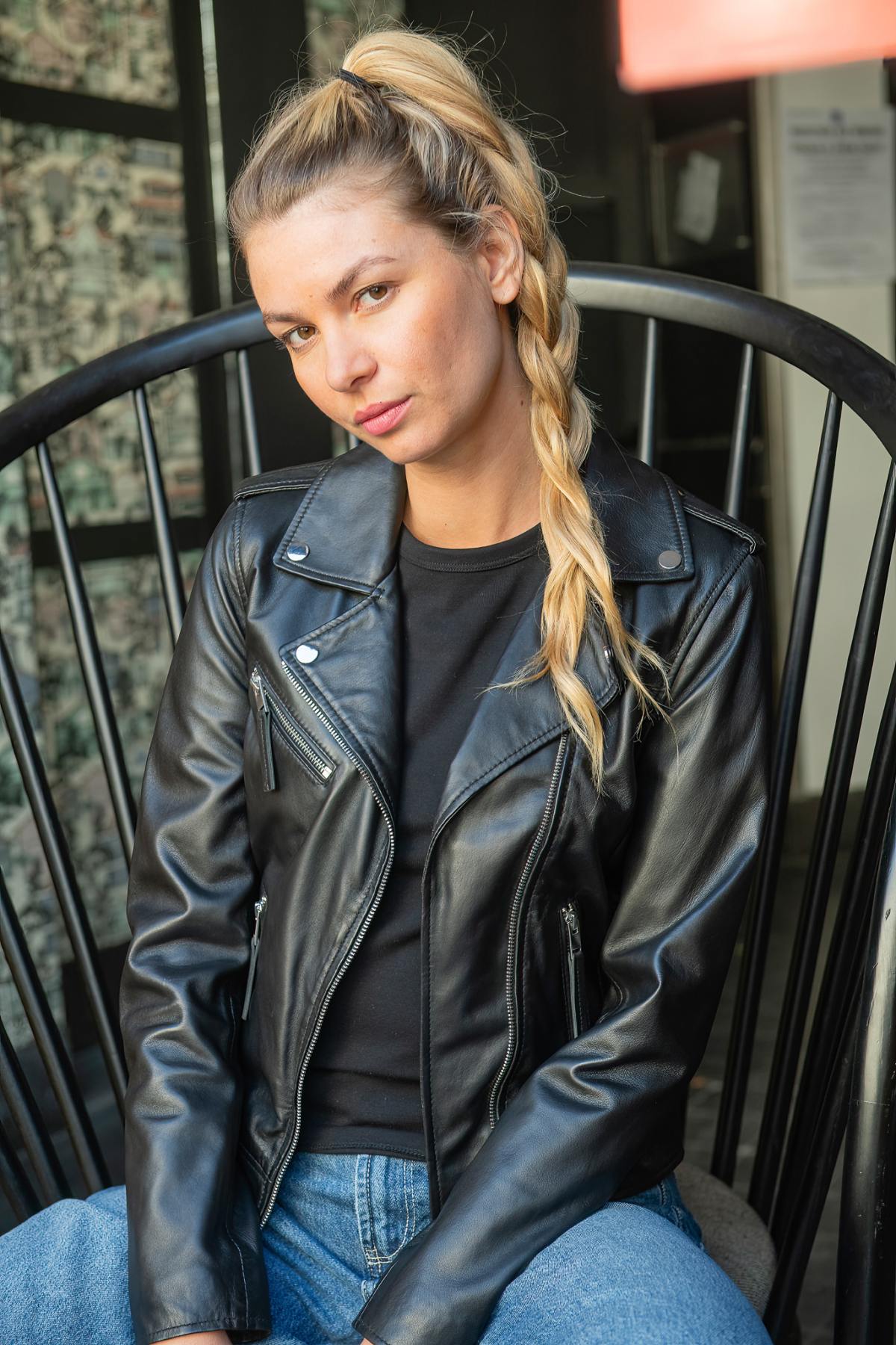 Damen Jacke Serge Pariente LISE BLACK — Ansicht 1