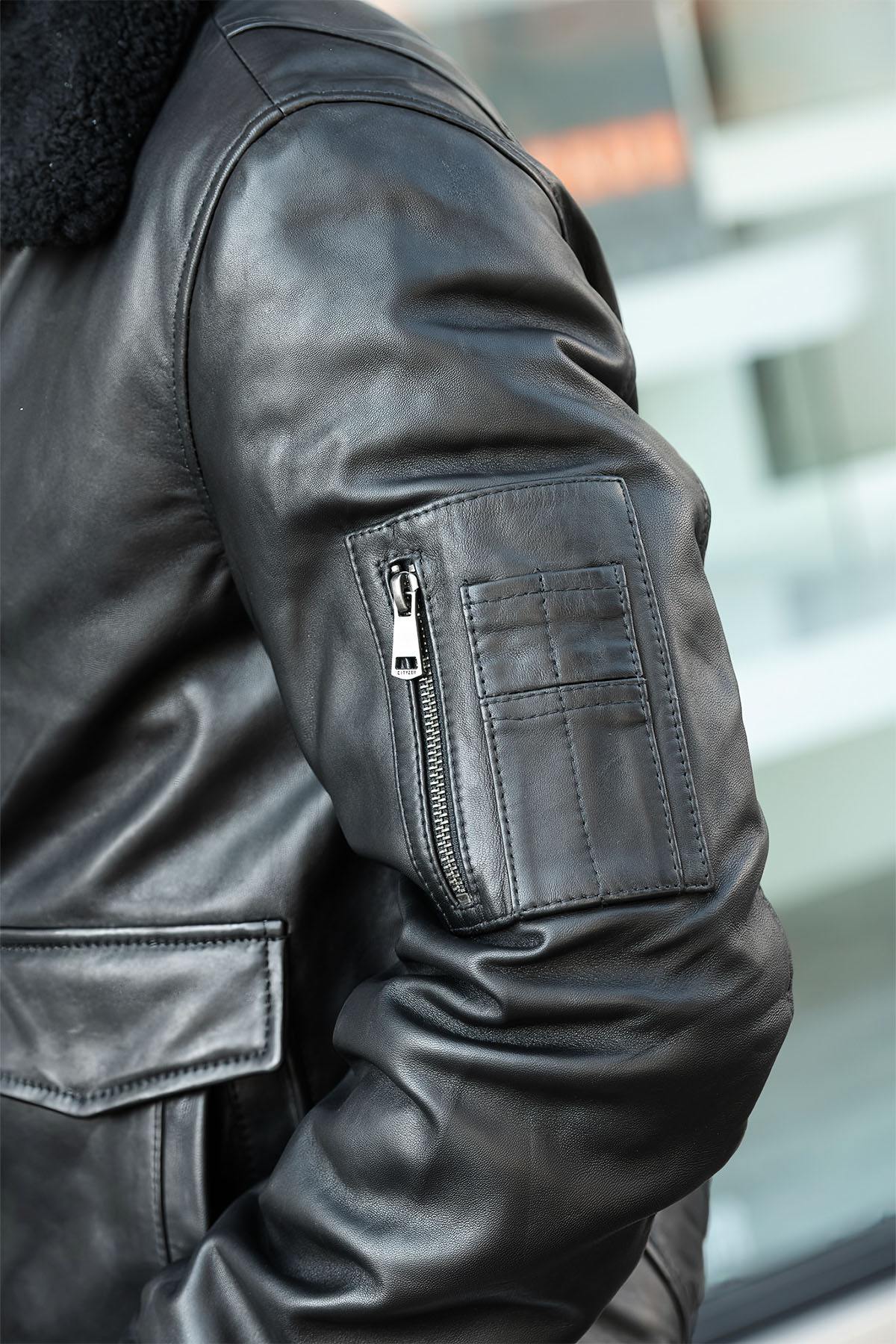 Herren Jacke Cityzen CAPE TOWN BLACK — Ansicht 4