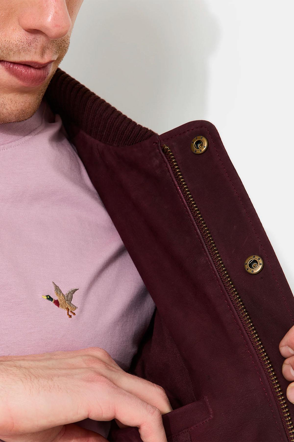Chaqueta Hombre Chevignon DUSTY BORDEAUX — vista 4