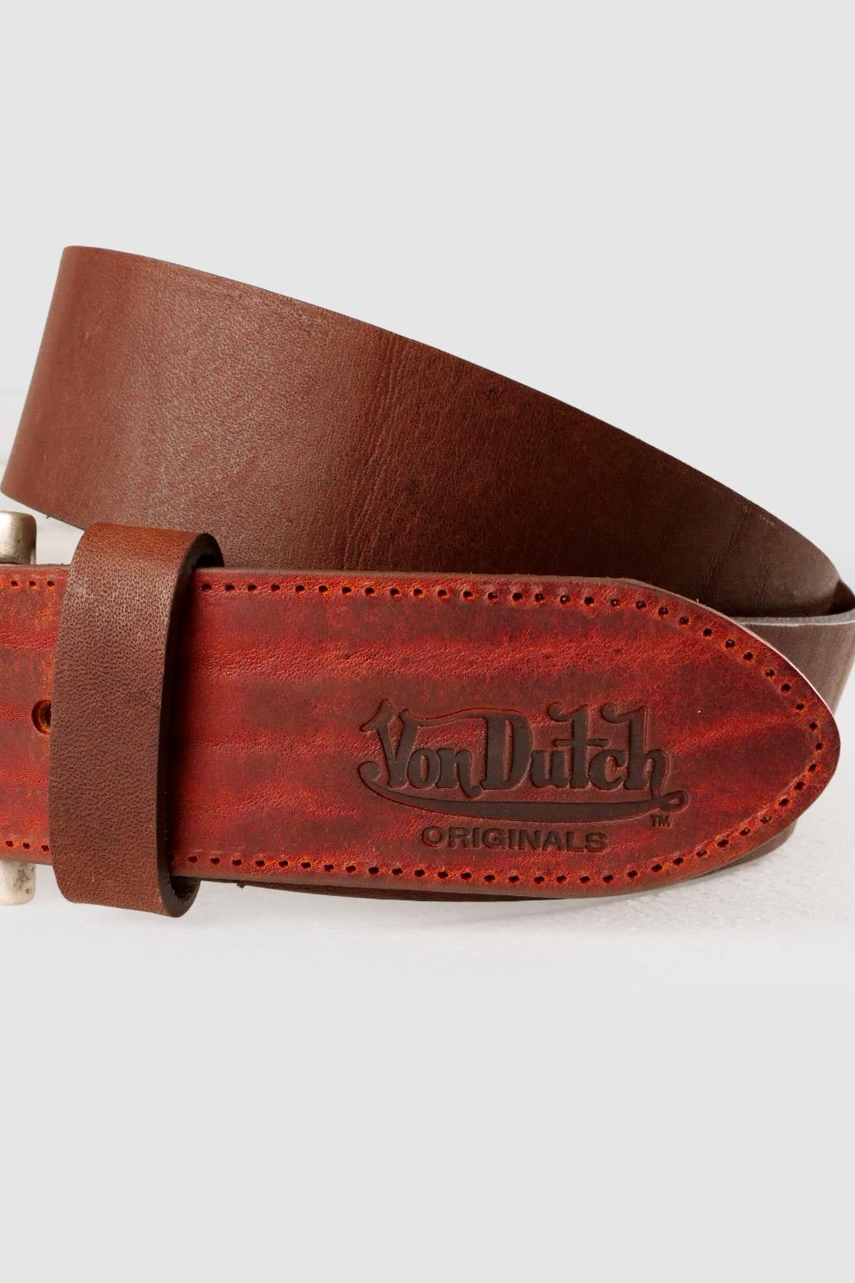 Cintura Uomo Von Dutch CEINTURE VD ORSON BROWN — vista 2
