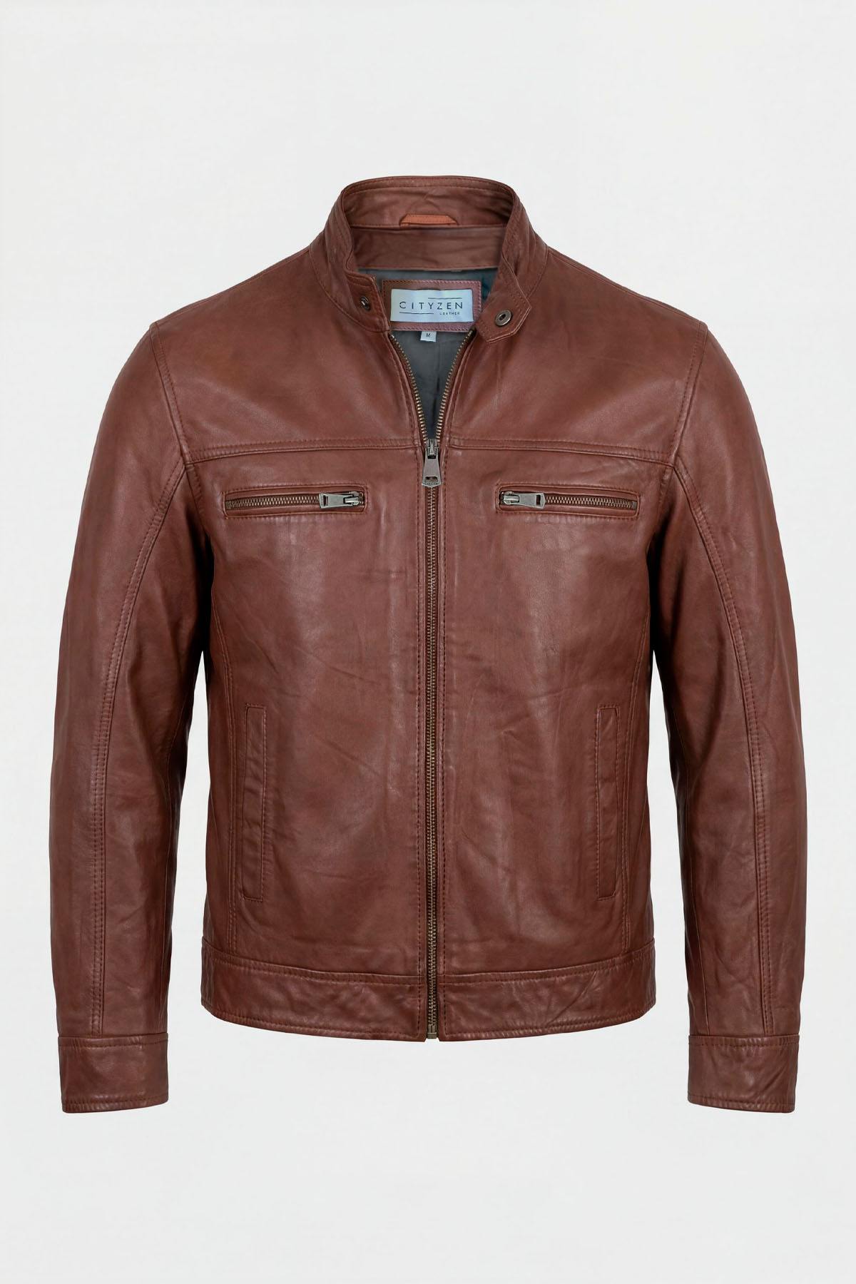 Herren Jacke Cityzen JACKSON SHEEP MOCCA — Ansicht 5