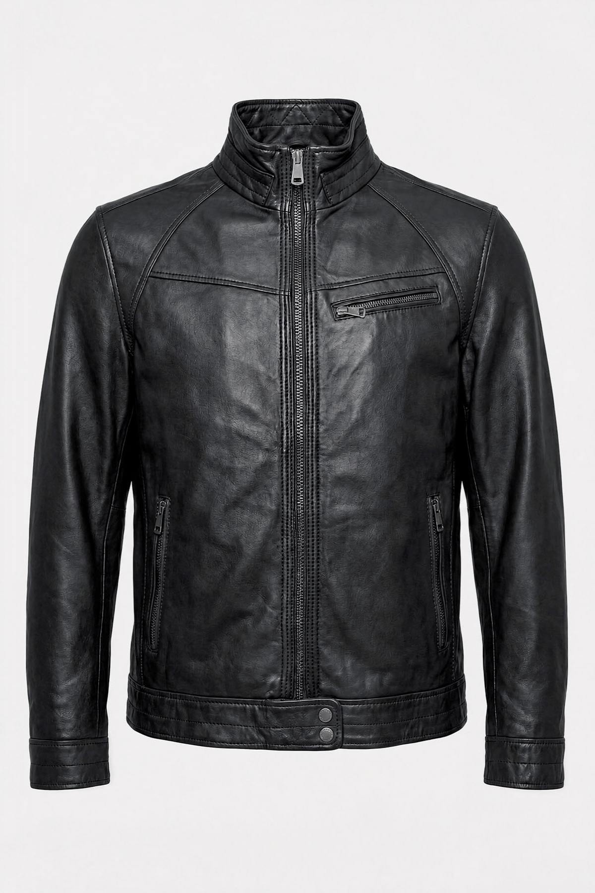 Herren Jacke Cityzen WOLF SHEEP BLACK — Ansicht 4