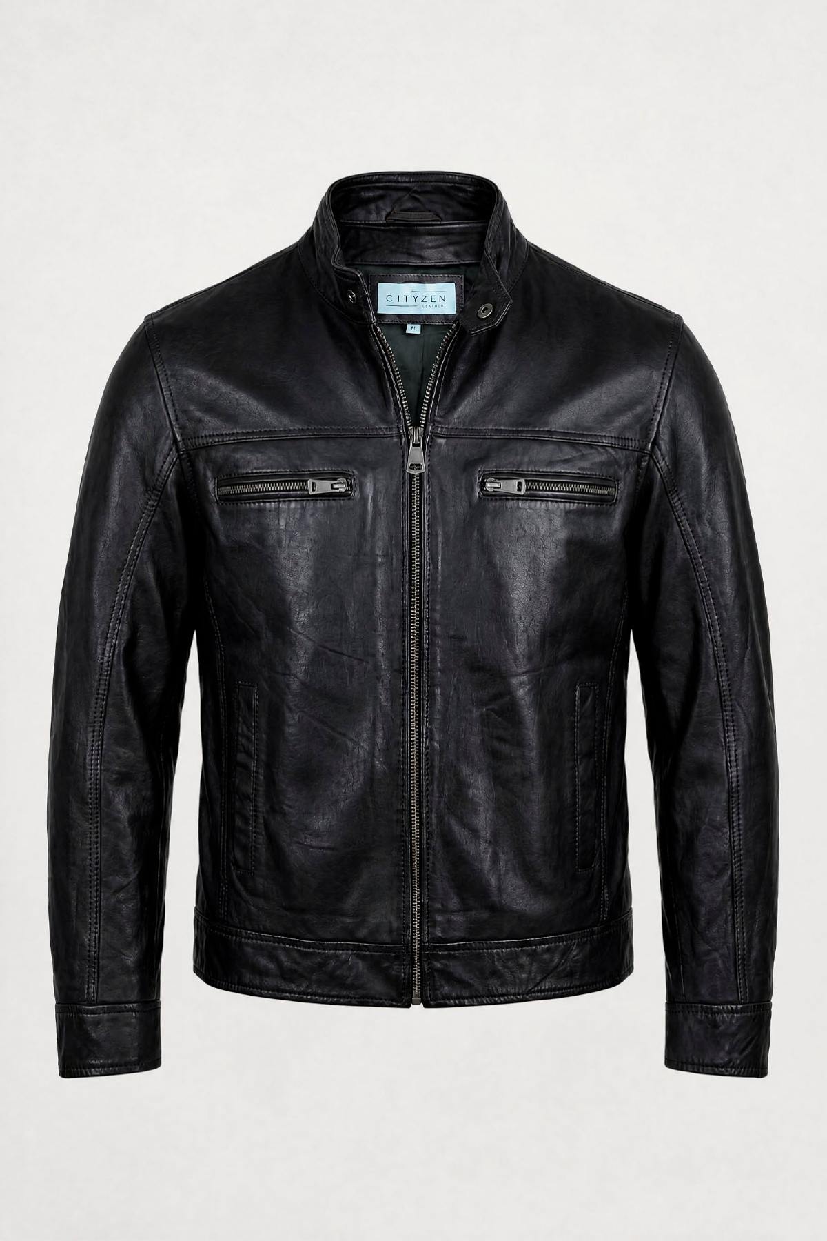 Herren Jacke Cityzen JACKSON SHEEP BLACK — Ansicht 5