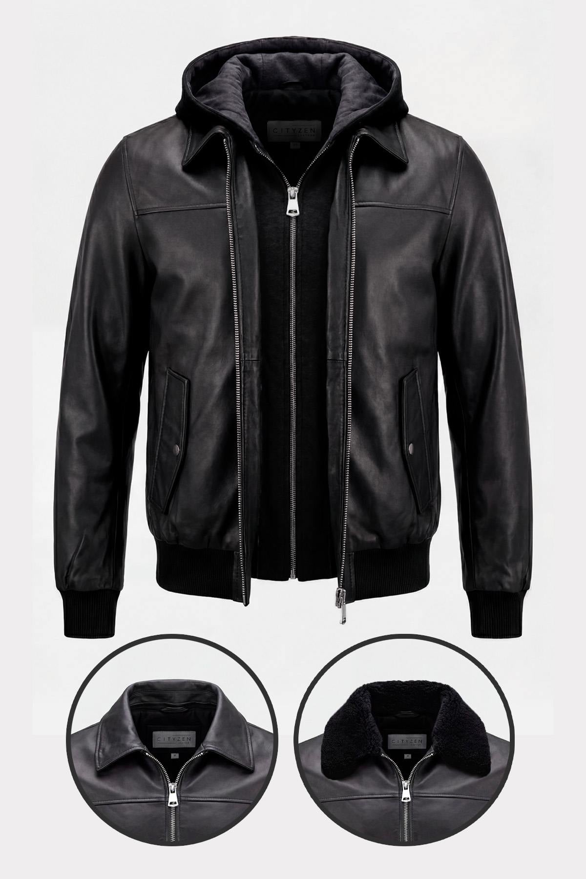 Herren Jacke Cityzen ADVENTURER BLACK — Ansicht 1