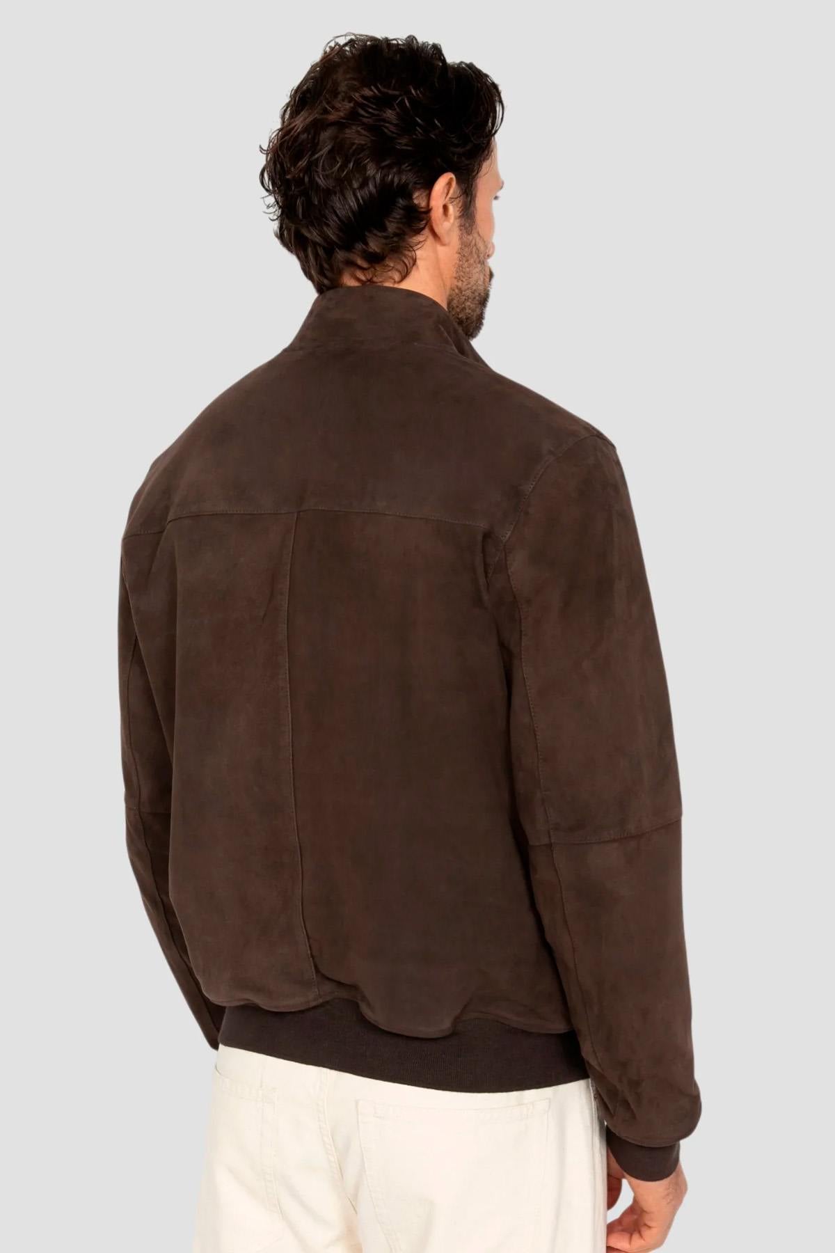 Chaqueta Hombre Schott LCCABL BROWN — vista 2