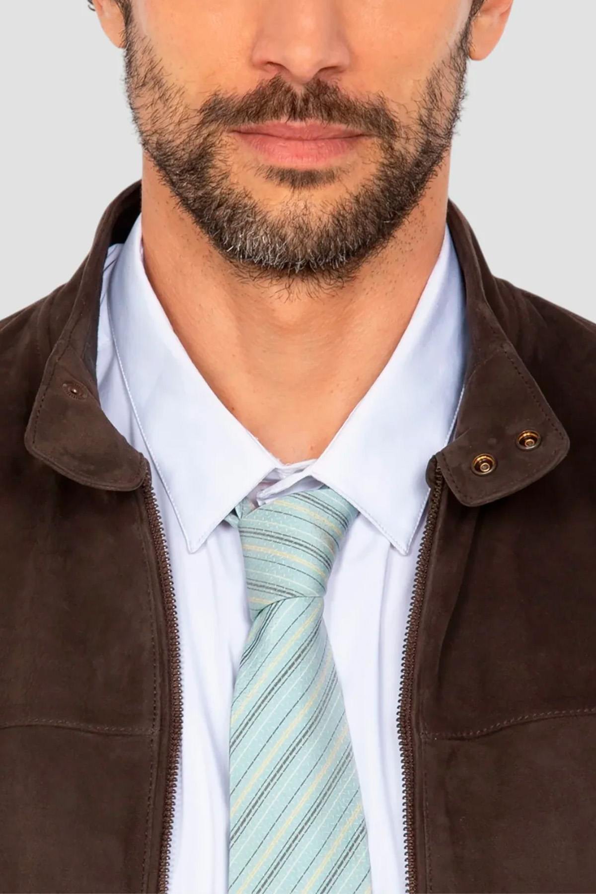 Chaqueta Hombre Schott LCCABL BROWN — vista 7