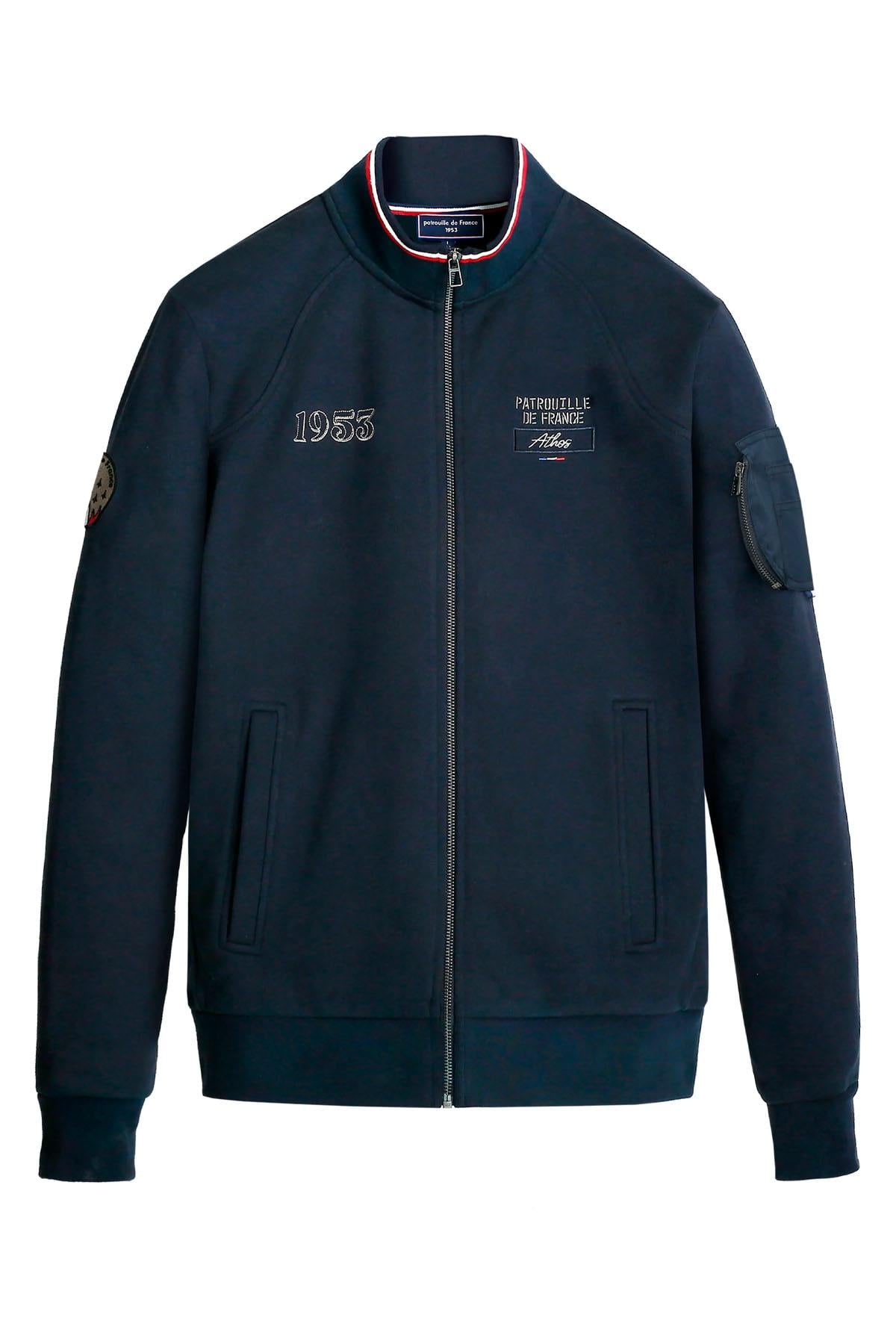 Herren Pullover/sweatshirt Patrouille De France COCKPIT SUPREME NAVY BLUE — Ansicht 3