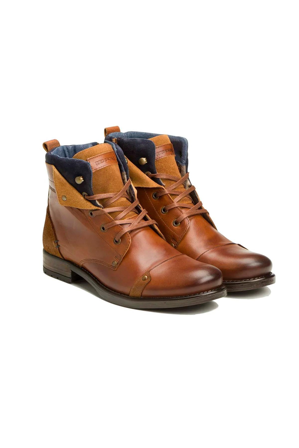 Herren Boots/stiefel Redskins YEDOS COGNAC MARINE — Ansicht 1