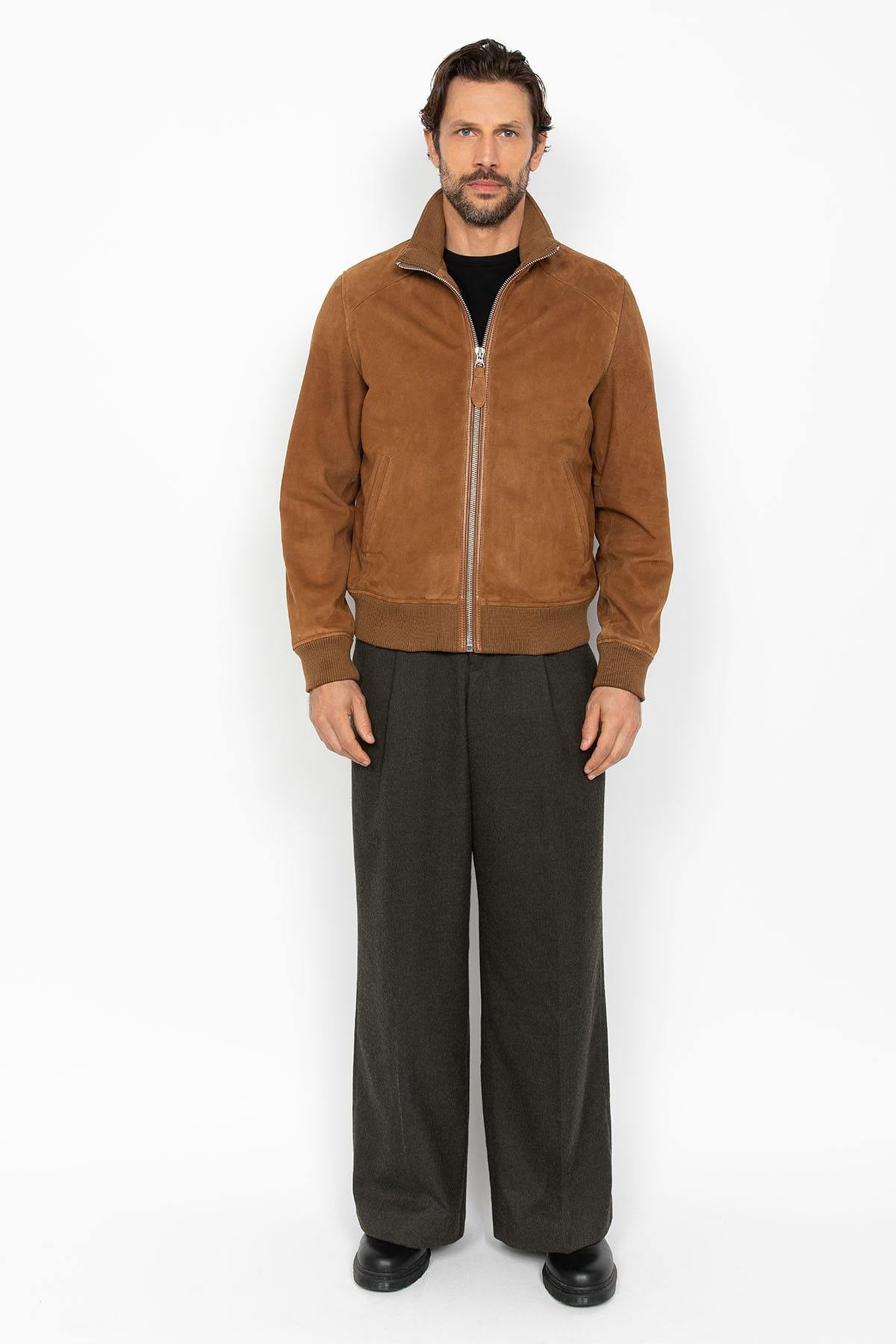 Chaqueta Hombre Schott LCFRESNOVINT RUST — vista 4