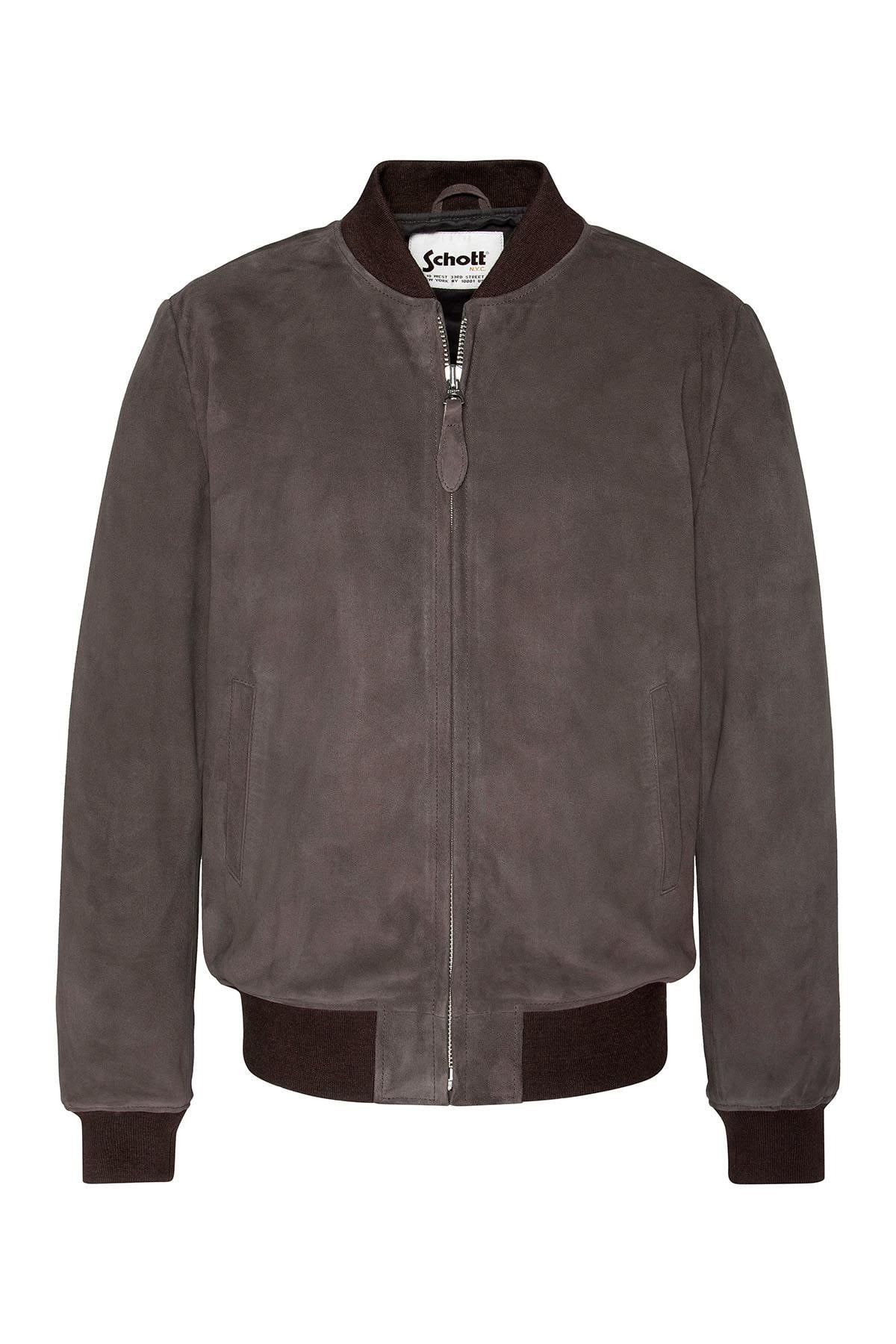 Herren Jacke Schott LC300 TAUPE — Ansicht 1
