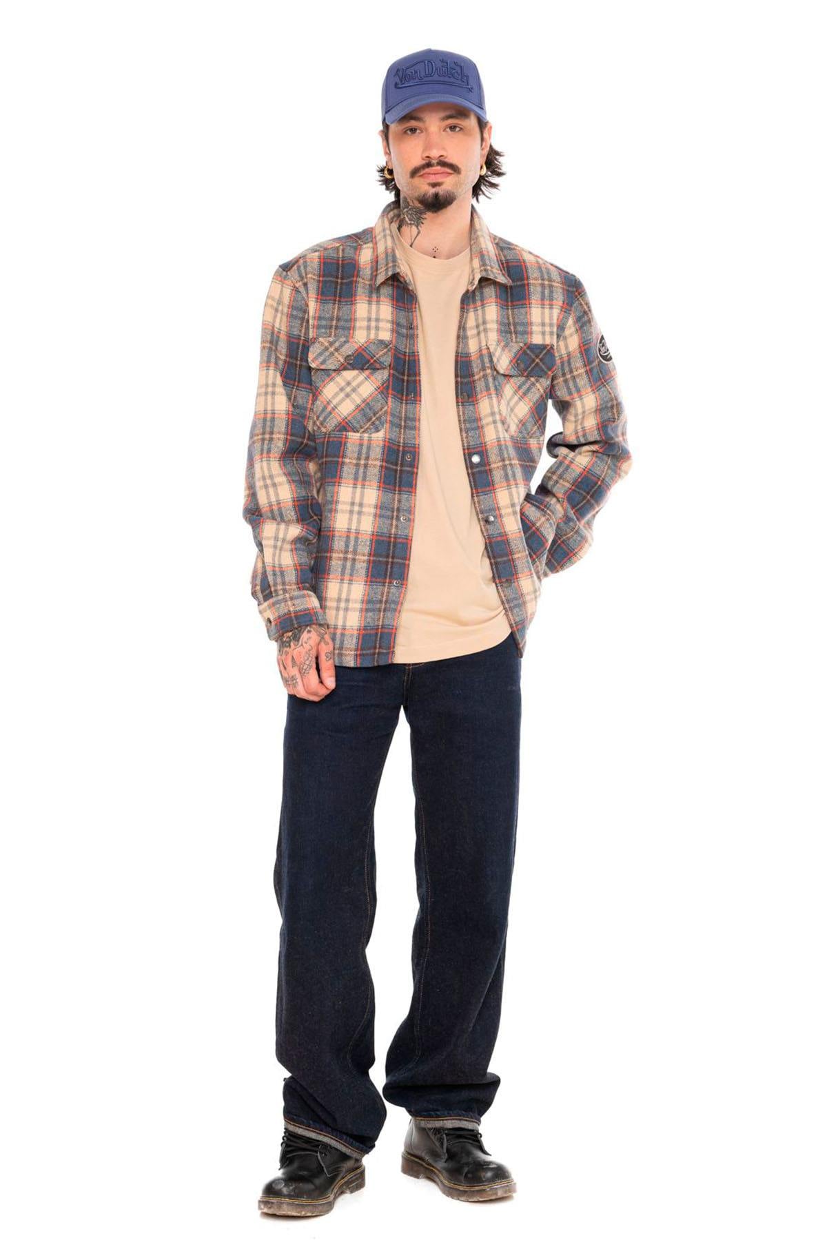 Herren Mantel Von Dutch SURCHEMISE PEPPER BE — Ansicht 5