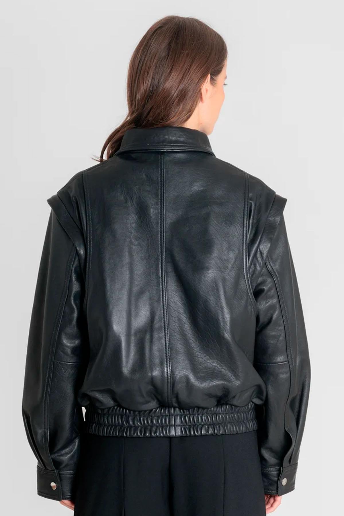Chaqueta Mujeres Serge Pariente FLOW BLACK — vista 2