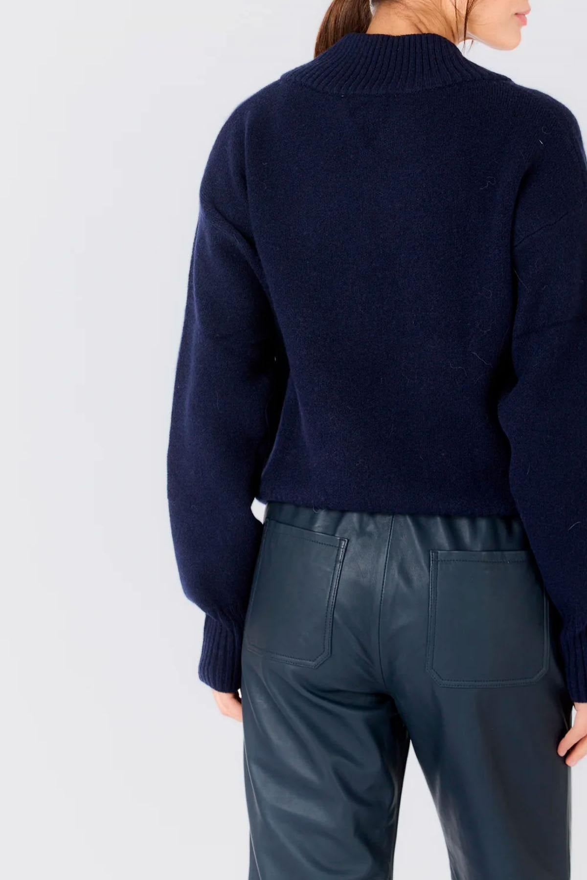 Pantalon Mujeres Serge Pariente SARAH PANT BLUE — vista 4