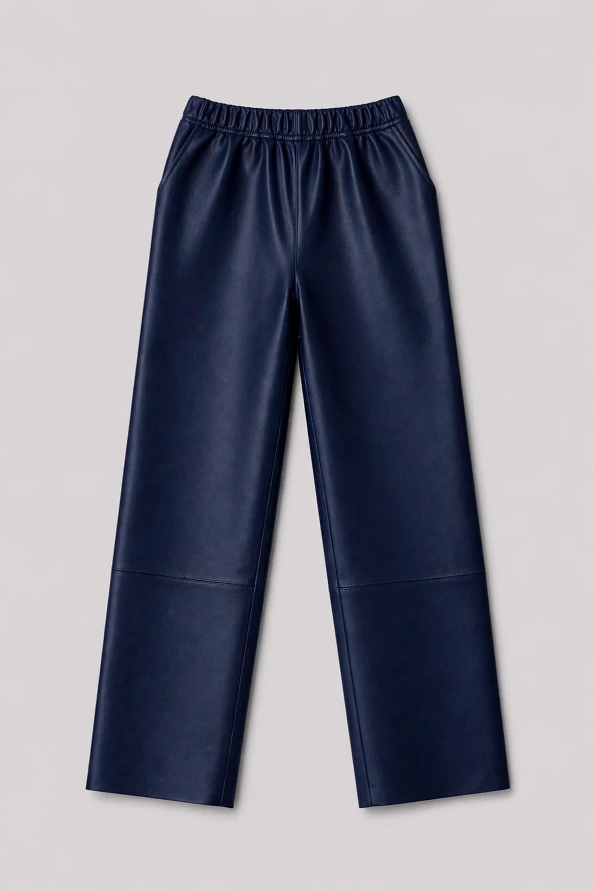 Pantalon Mujeres Serge Pariente SARAH PANT BLUE — vista 5