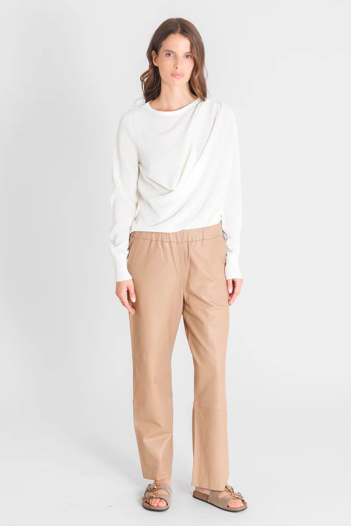 Pantaloni Donna Serge Pariente SARAH PANT SAND — vista 2