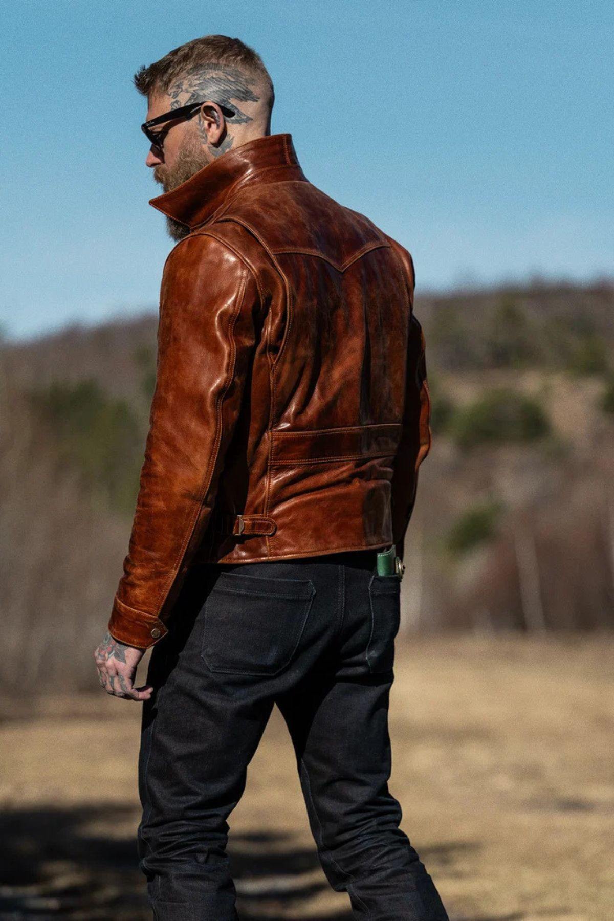 Herren Jacke Master BONNEVILLE BURNT SIENNA — Ansicht 3