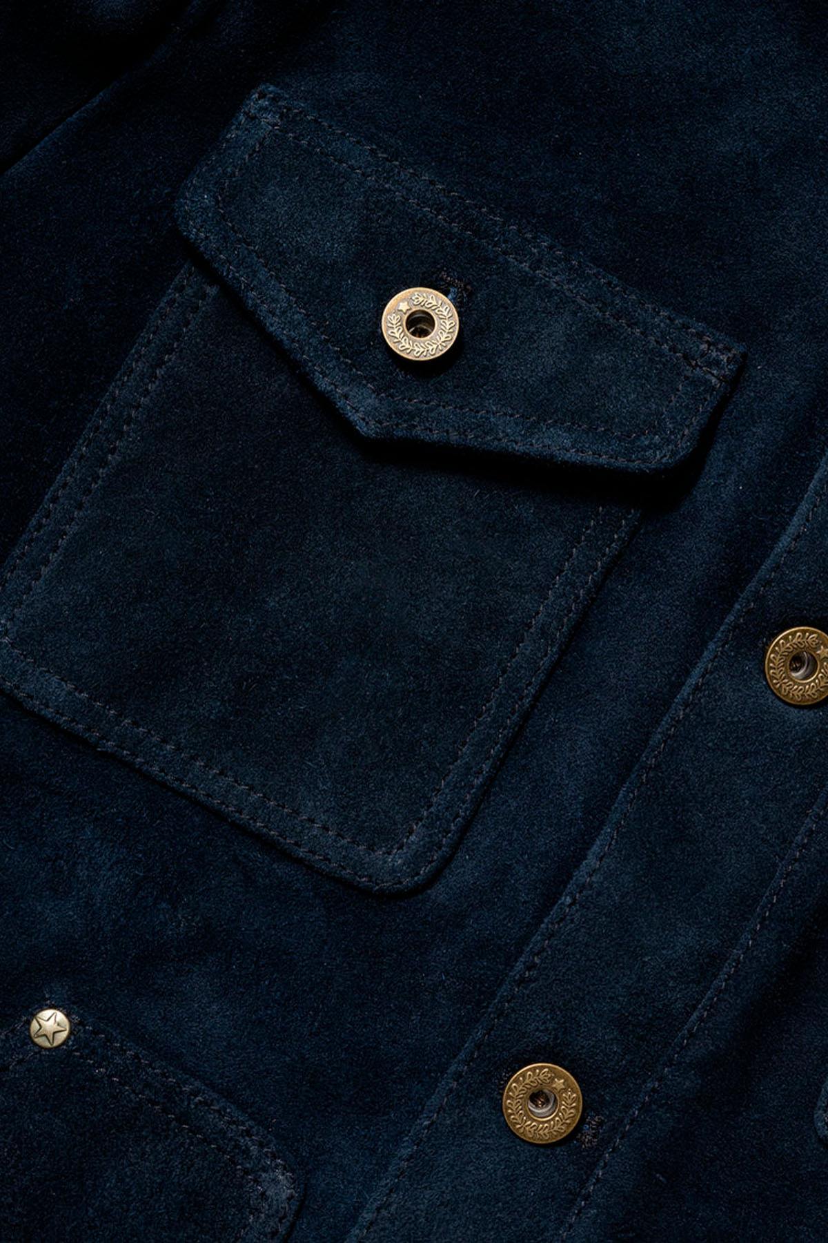 Giacche Uomo Master FIELD JACKET NAVY — vista 9