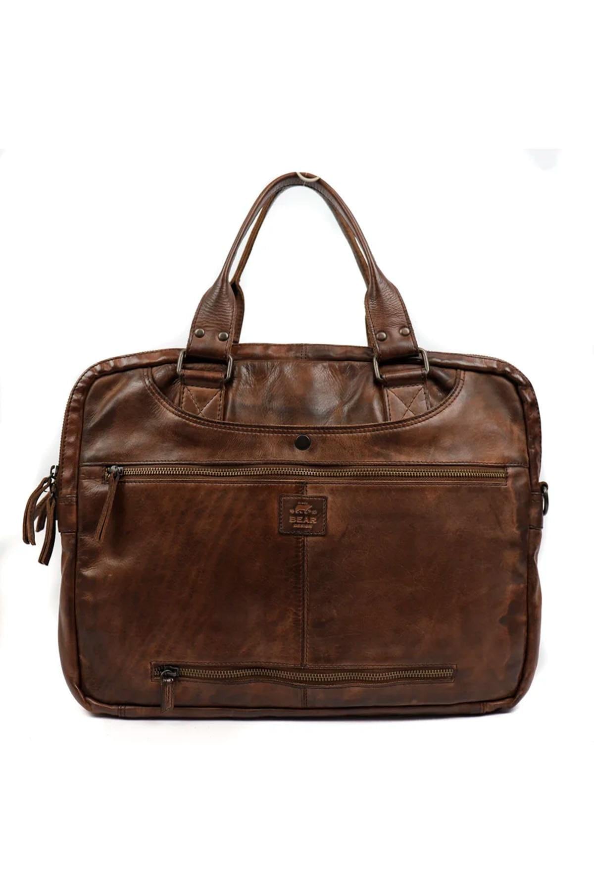 Borse Uomo Bear LEANDRO BROWN — vista 1