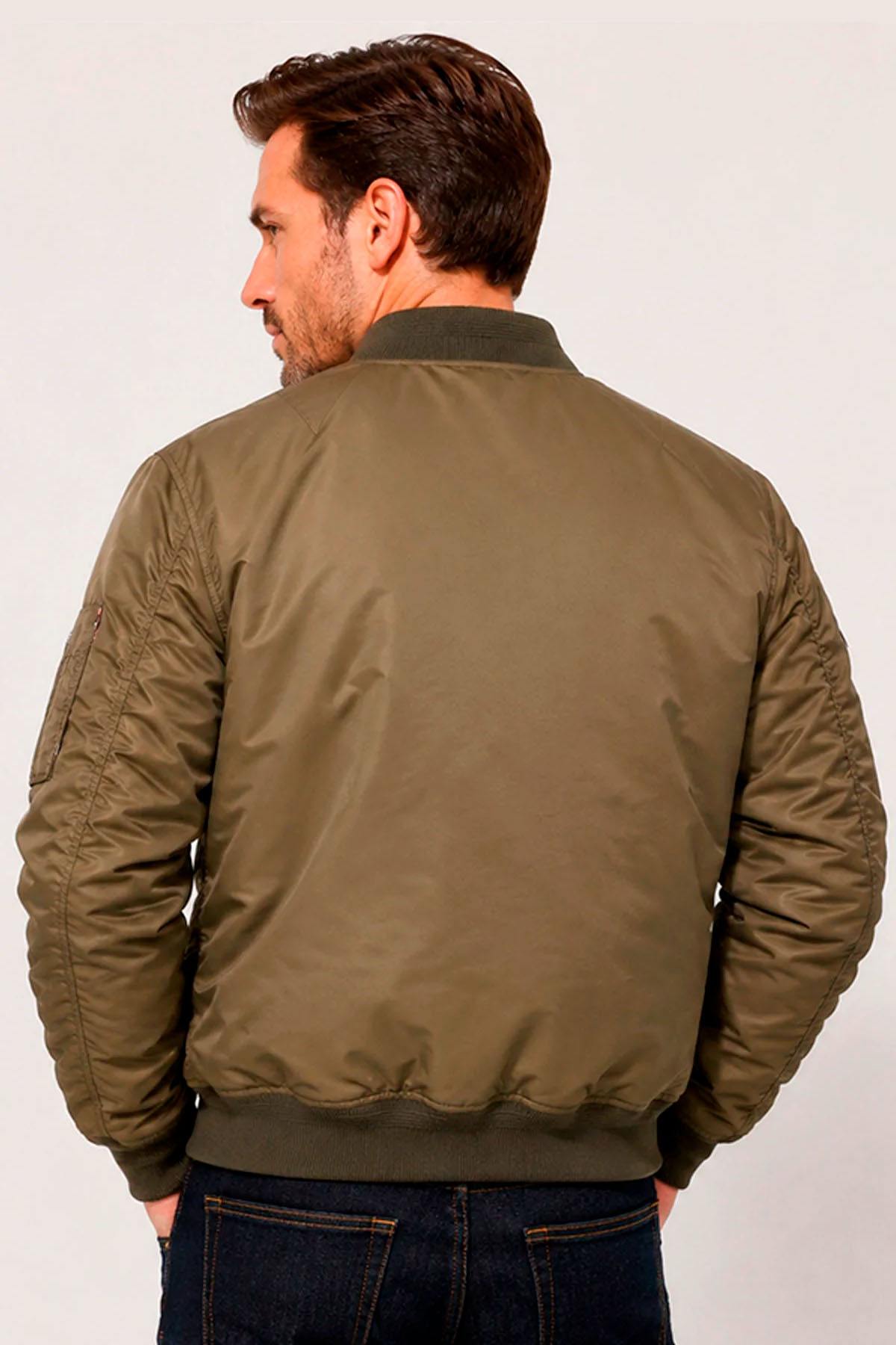 Herren Jacke Patrouille De France MA-1 PHENIX KAKI — Ansicht 2