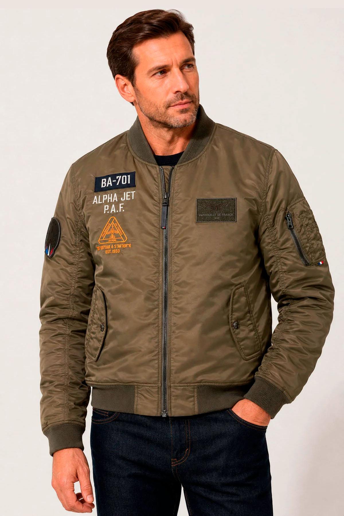 Herren Jacke Patrouille De France MA-1 PHENIX KAKI — Ansicht 1