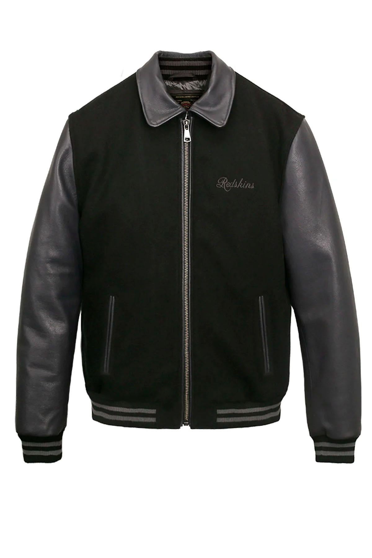 Giacche Uomo Redskins BOSTON LEAGUE BLACK - GREY — vista 1