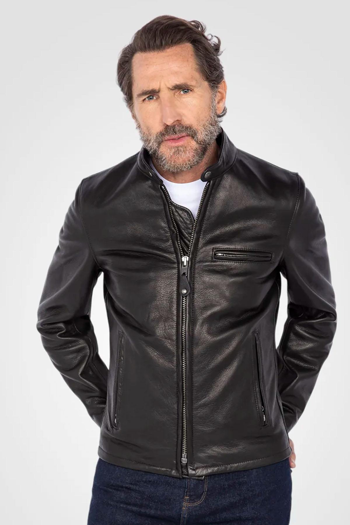 Herren Jacke Schott 530 BLACK  — Ansicht 6