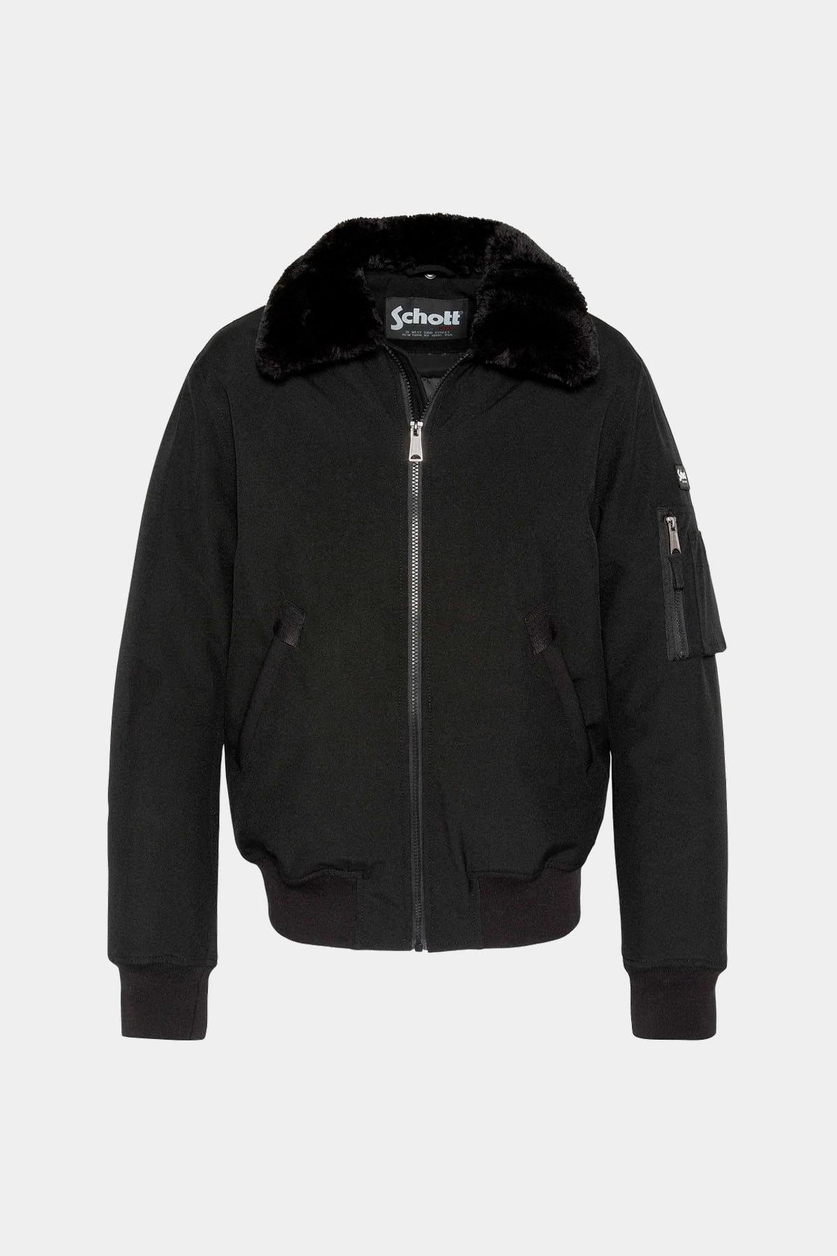 Herren Jacke Schott AIRLINES BLACK BLACK — Ansicht 1