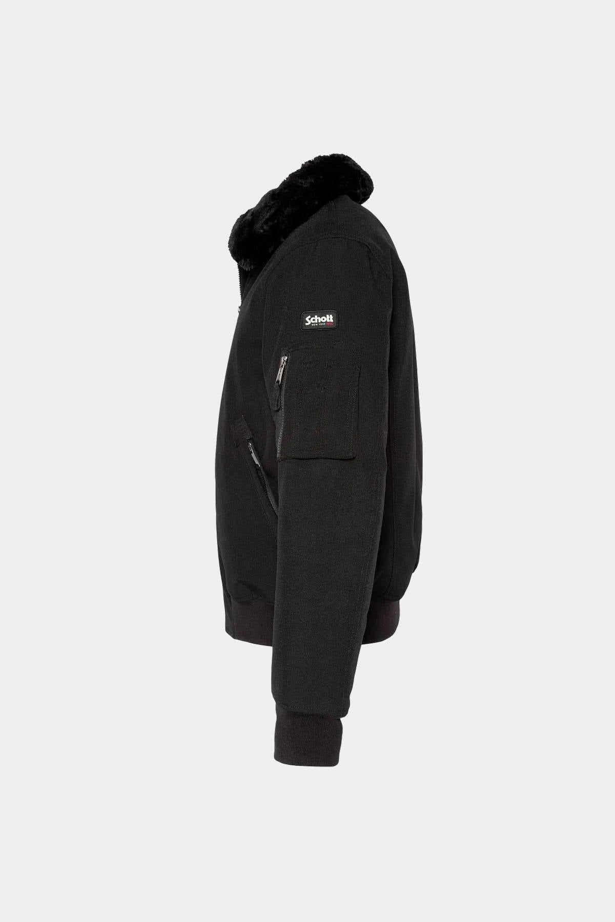 Herren Jacke Schott AIRLINES BLACK BLACK — Ansicht 3