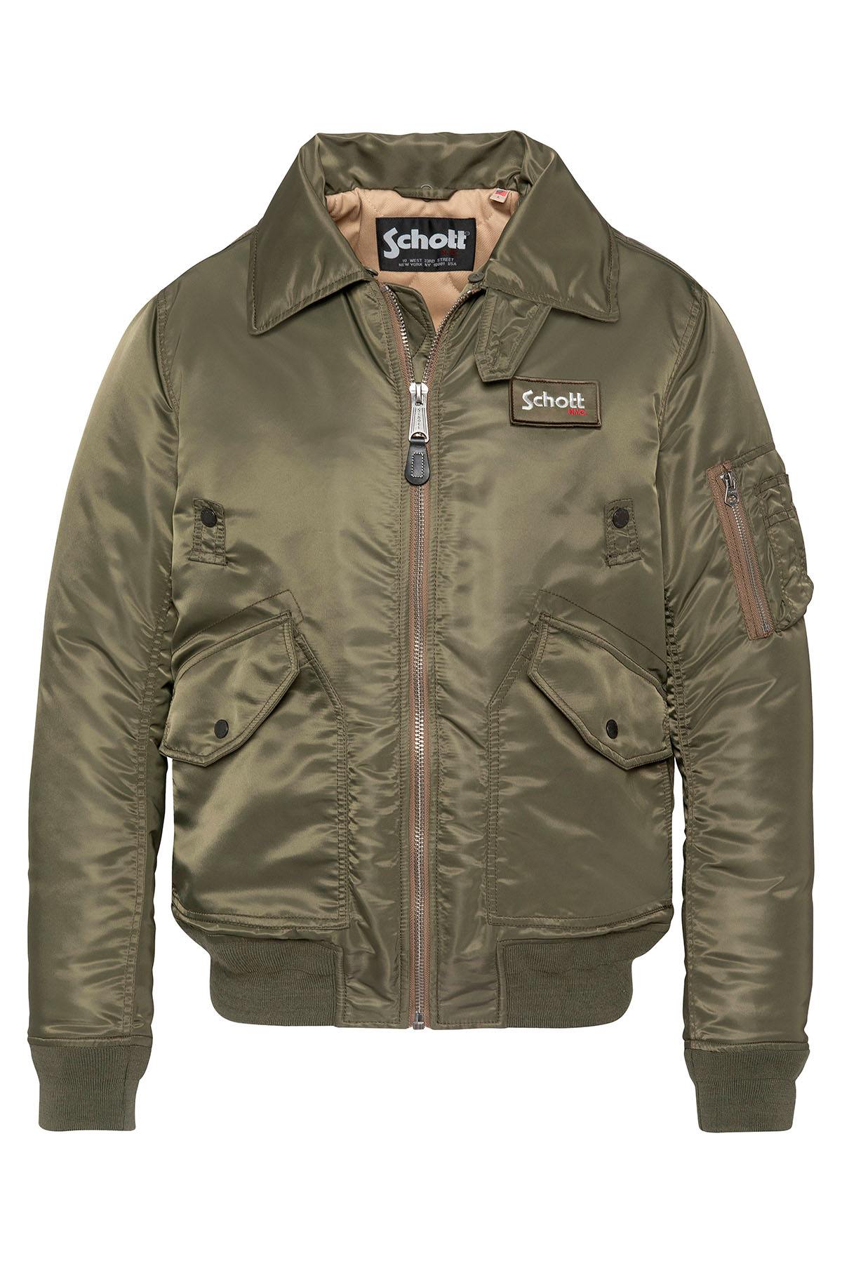 Herren Jacke Schott AIRSTONX ARMY KAKI — Ansicht 5