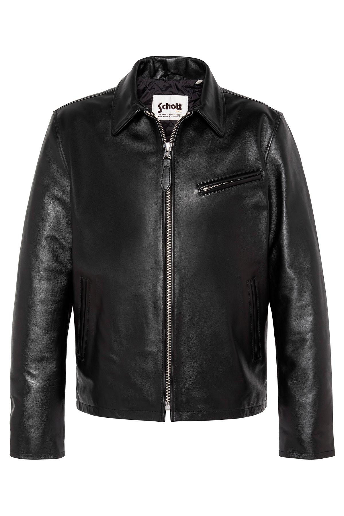 Blouson Homme Schott LC952W26 BLACK — vue 3
